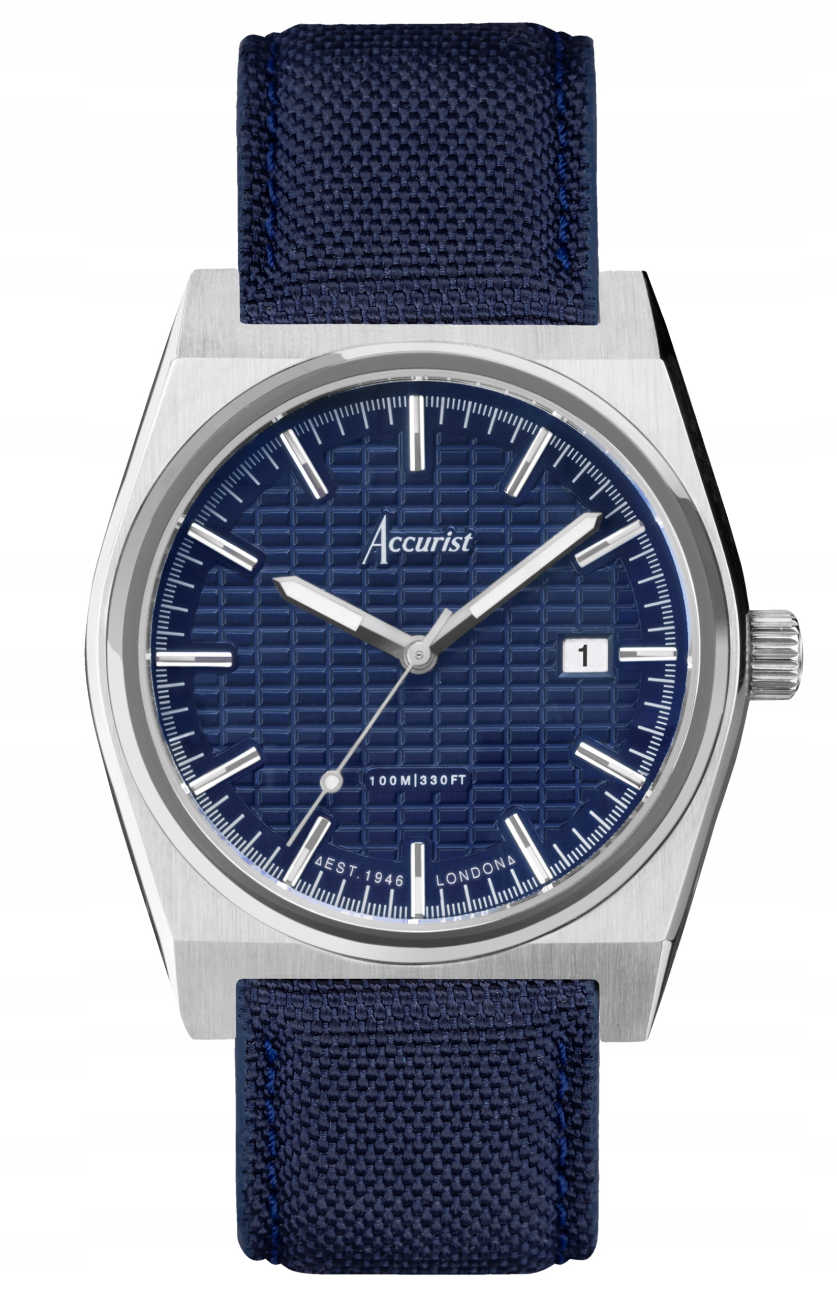 Nové Originální Pánské Hodinky Accurist Origin 70007 tmavě modré datum