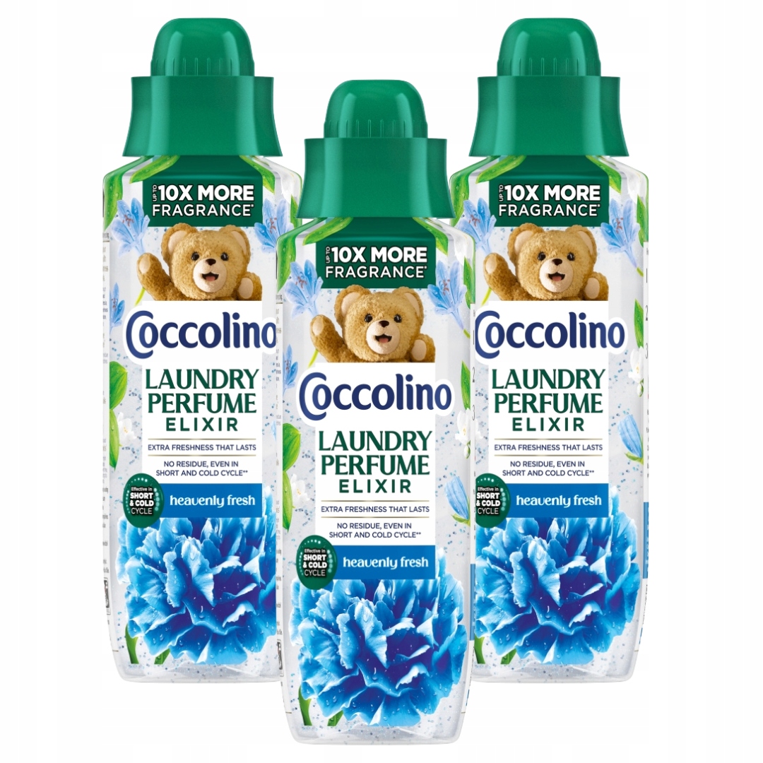 Coccolino Perfume Elixir Żelowe perfumy do prania Heavenly Fresh 460 ml x3