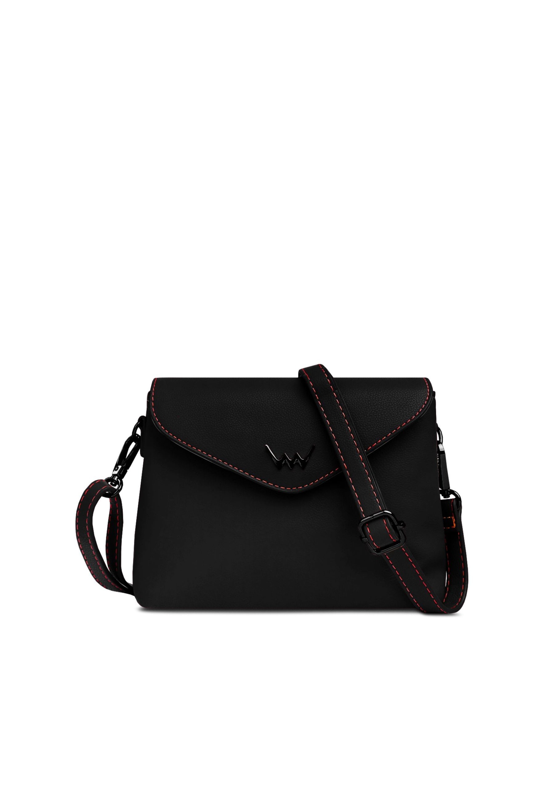 Crossbody kabelka Vuch Byrsa Mini černá koženková malá