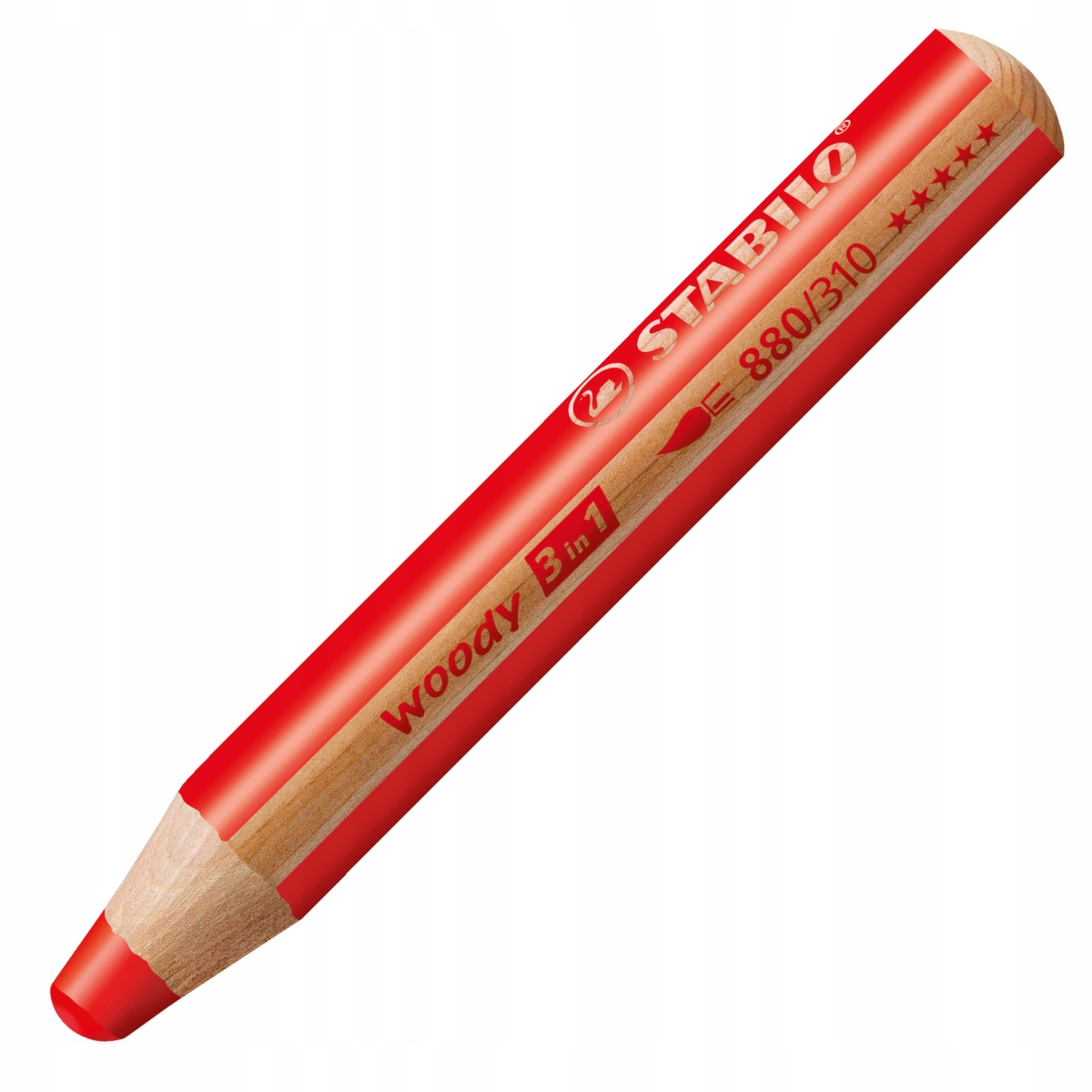 

Kredka Gruba XXL Stabilo Woody 3w1 Czerwona