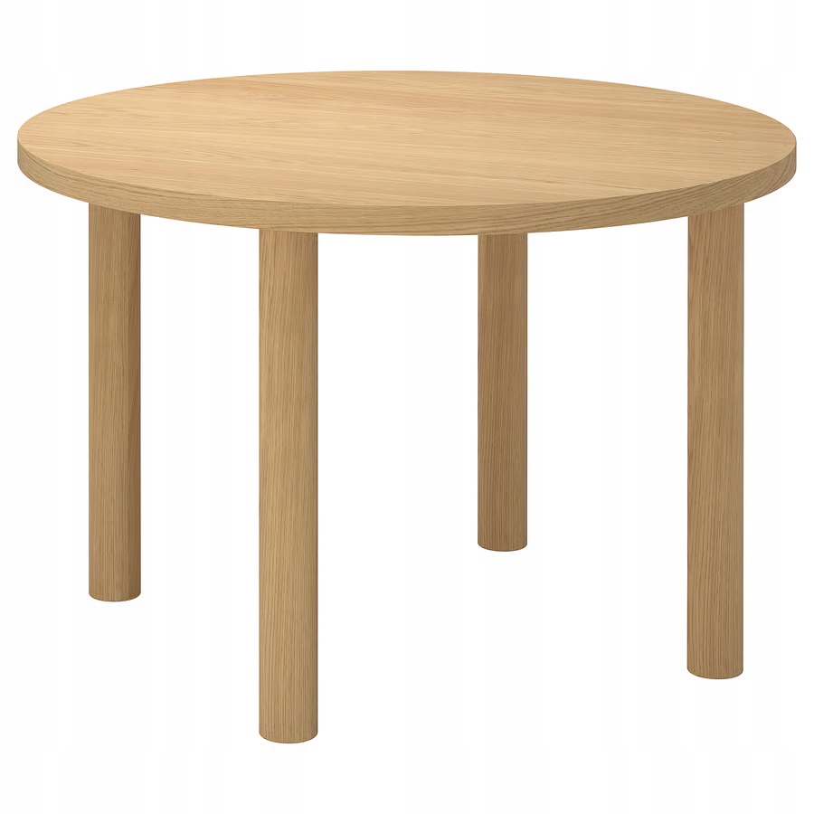 Stół okrągły Ikea Stockholm 2025 115 x 115 x 75cm dąb