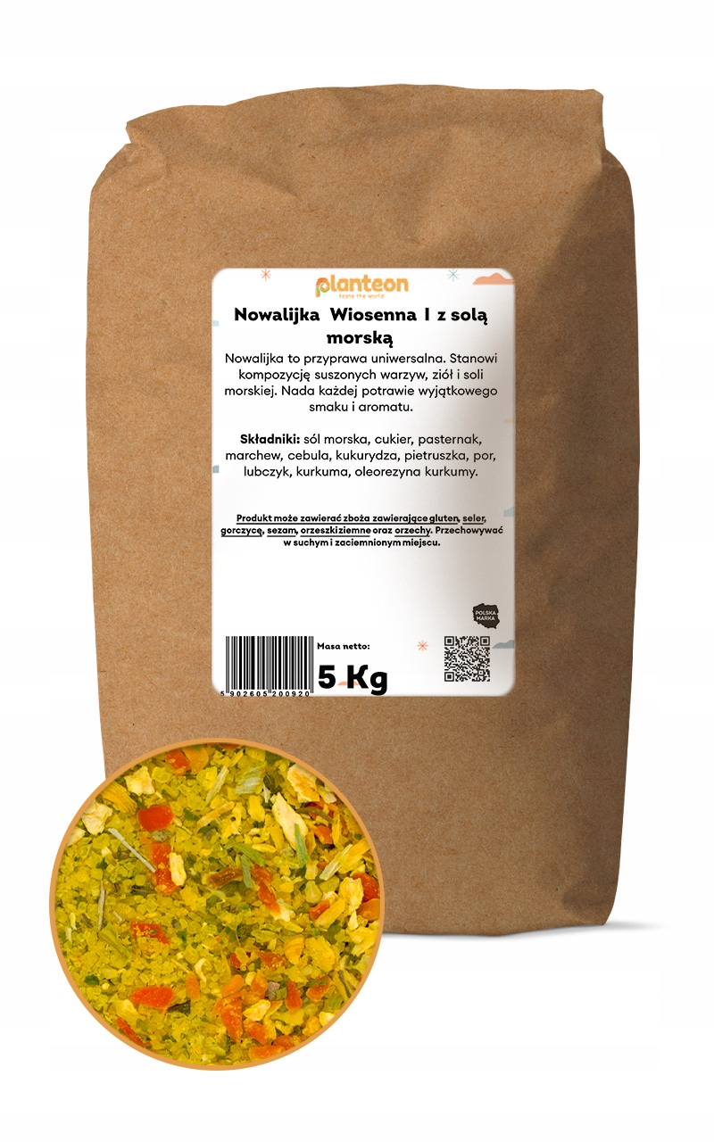 Nowalijka Wiosenna I z solą morską 5kg