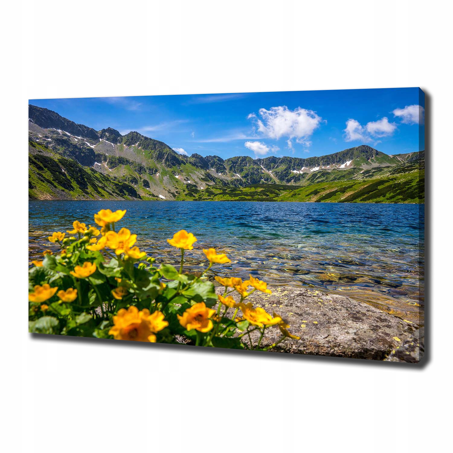 

Foto obraz na płótnie Jezioro w górach 100x70 cm