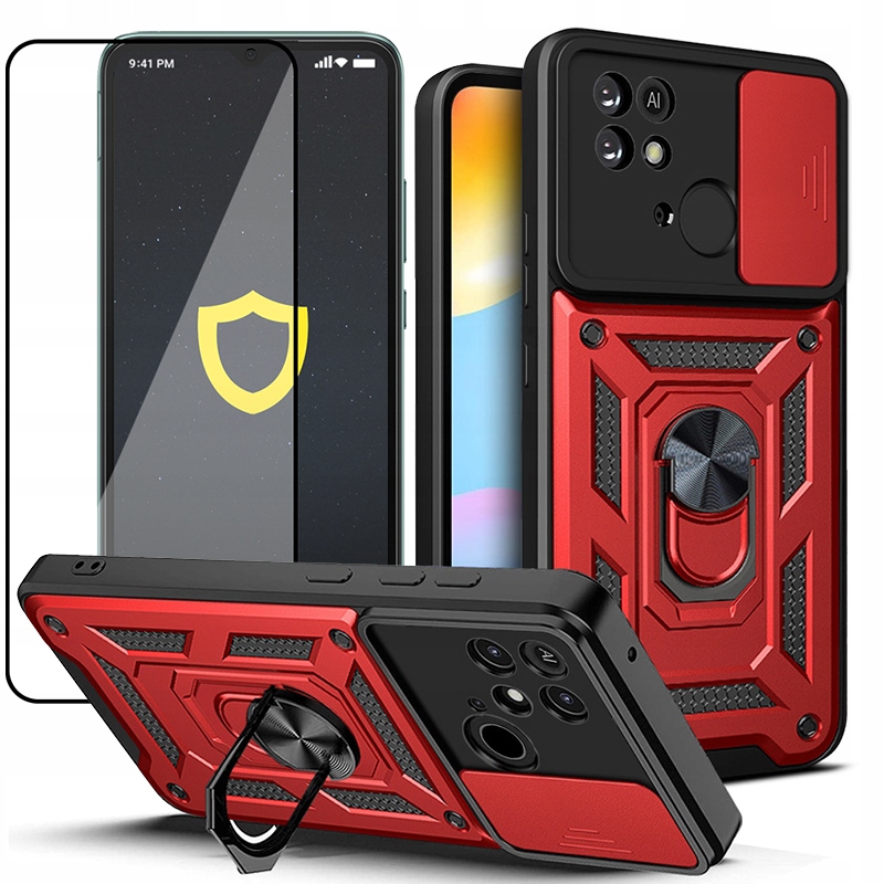 

Etui Pancerne Camring Do Xiaomi Redmi 10C Szkło
