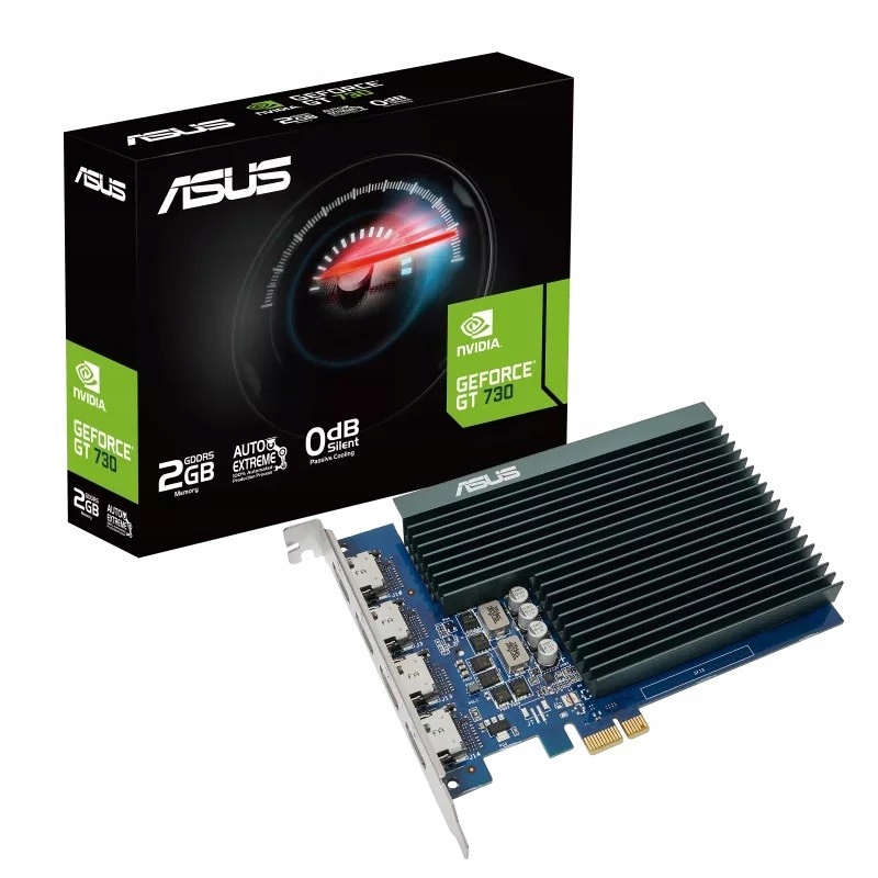 Asus Karta graficzna GeForce GT730 2GB GDDR5 64bit 4HDMI