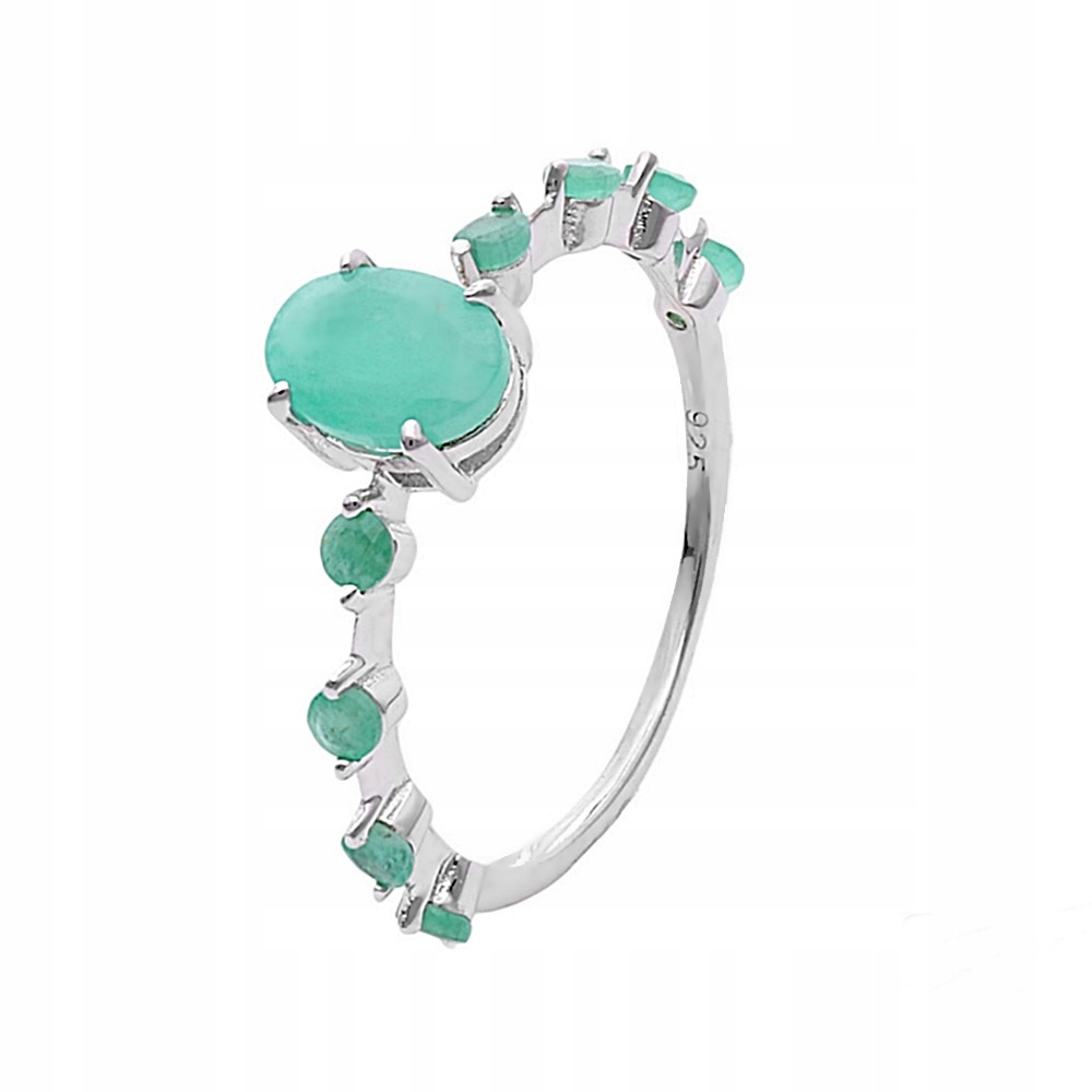 Prstýnek Ag 925 Smaragd NA1723-R-EM-WP vel. 17