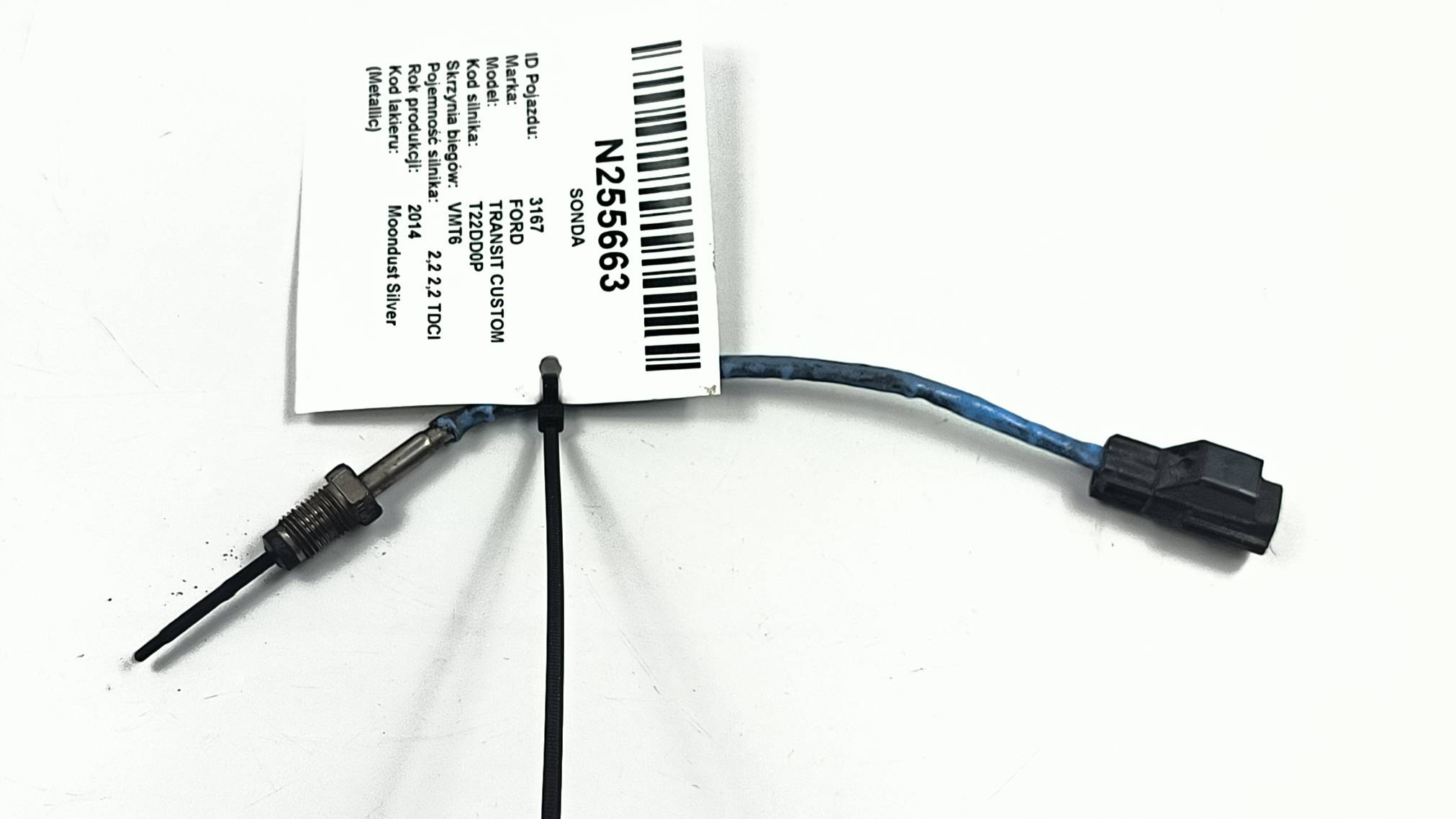 sensor temperatur gase 8C11-12B591-CA FORD TRANSIT CUSTOM