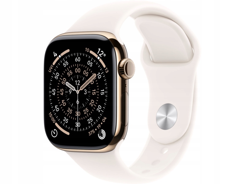 Apple Watch 11 Gps Cellular 42mm (złoty) pasek S-m (łagodny róż)