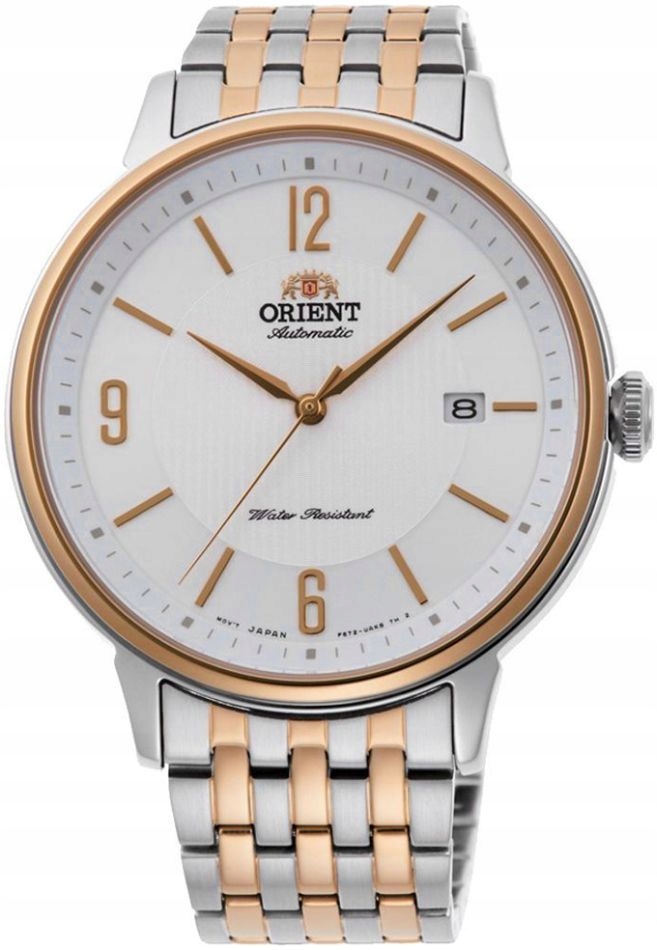 Pánské hodinky Orient RA-AC0J07S10B růžové zlato klasické