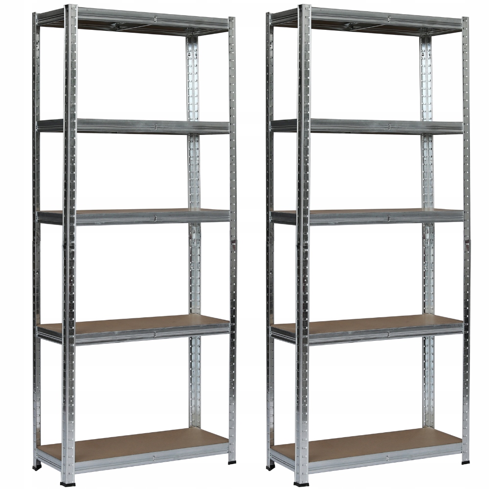 Kovový Garážový Skladový Regál Do Sklepa 180x90x40 2 kusů