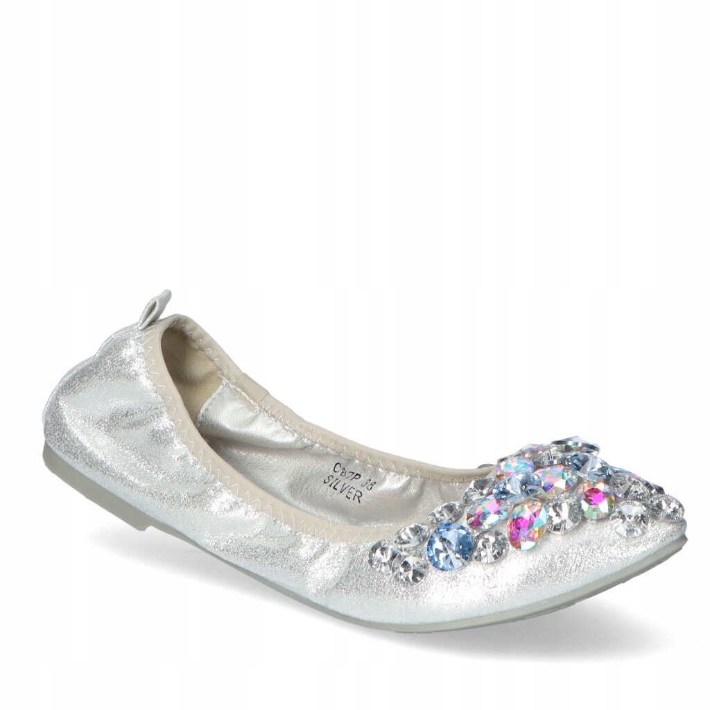 Seastar Baleriny Srebrne r. 38 C87P Balerinki Cena