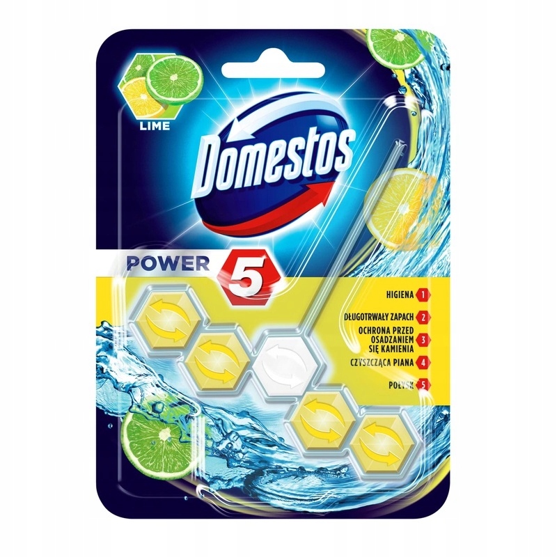 

Domestos Power 5 Lime Kostka zawieszka do Wc 55 g