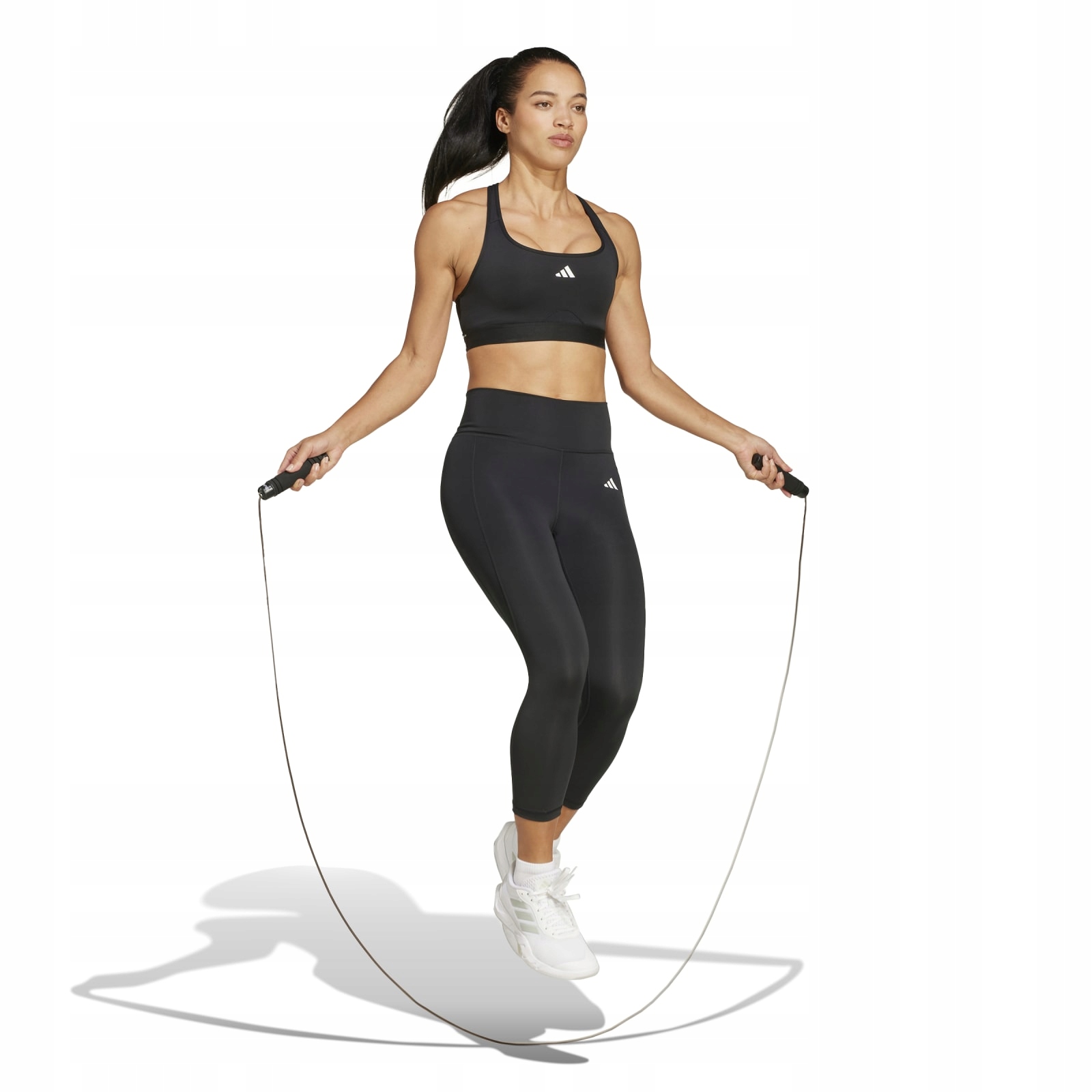 Spodnie legginsy treningowe damskie adidas Optime Essentials elastyczne M Kolekcja wiosna