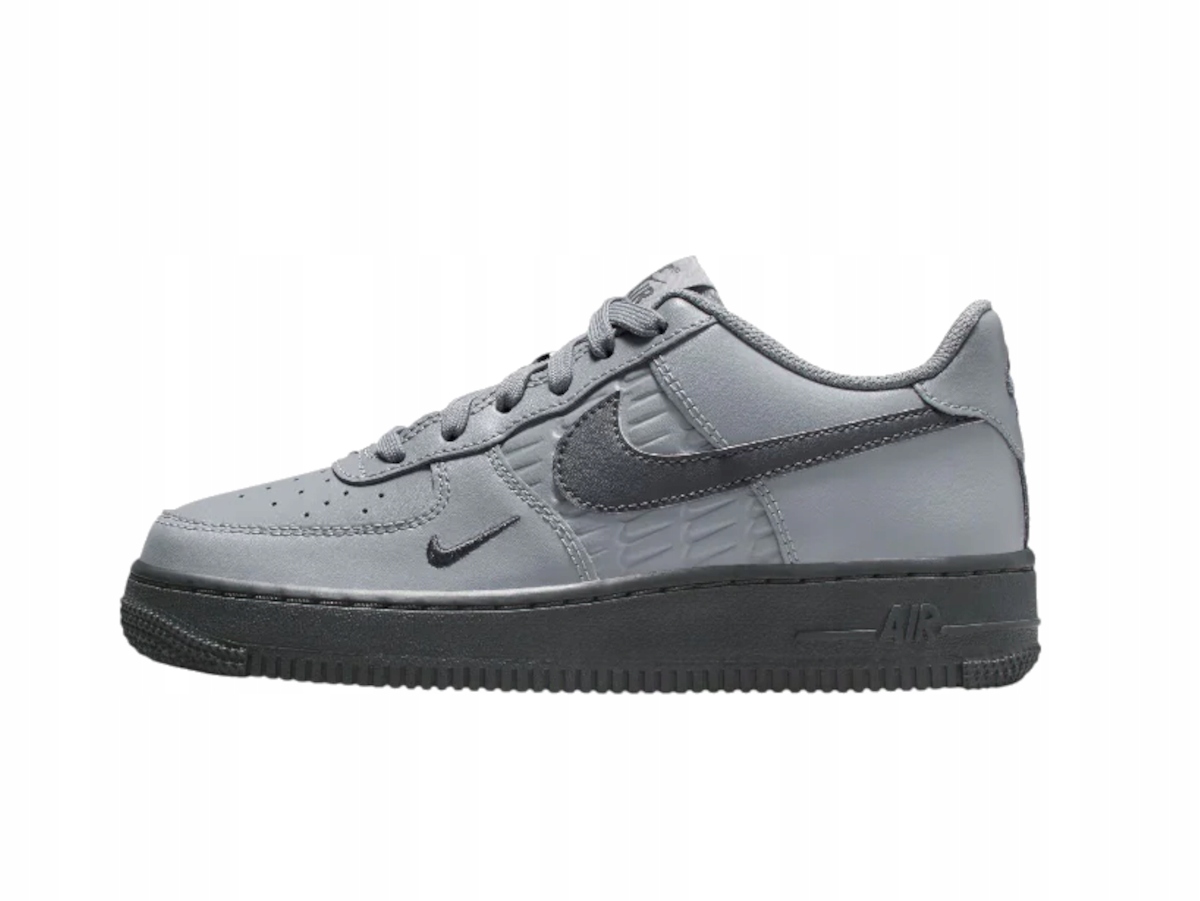 Boty Nike Air Force 1 kožená šedá kůže IH4475-025 sportovní 35,5