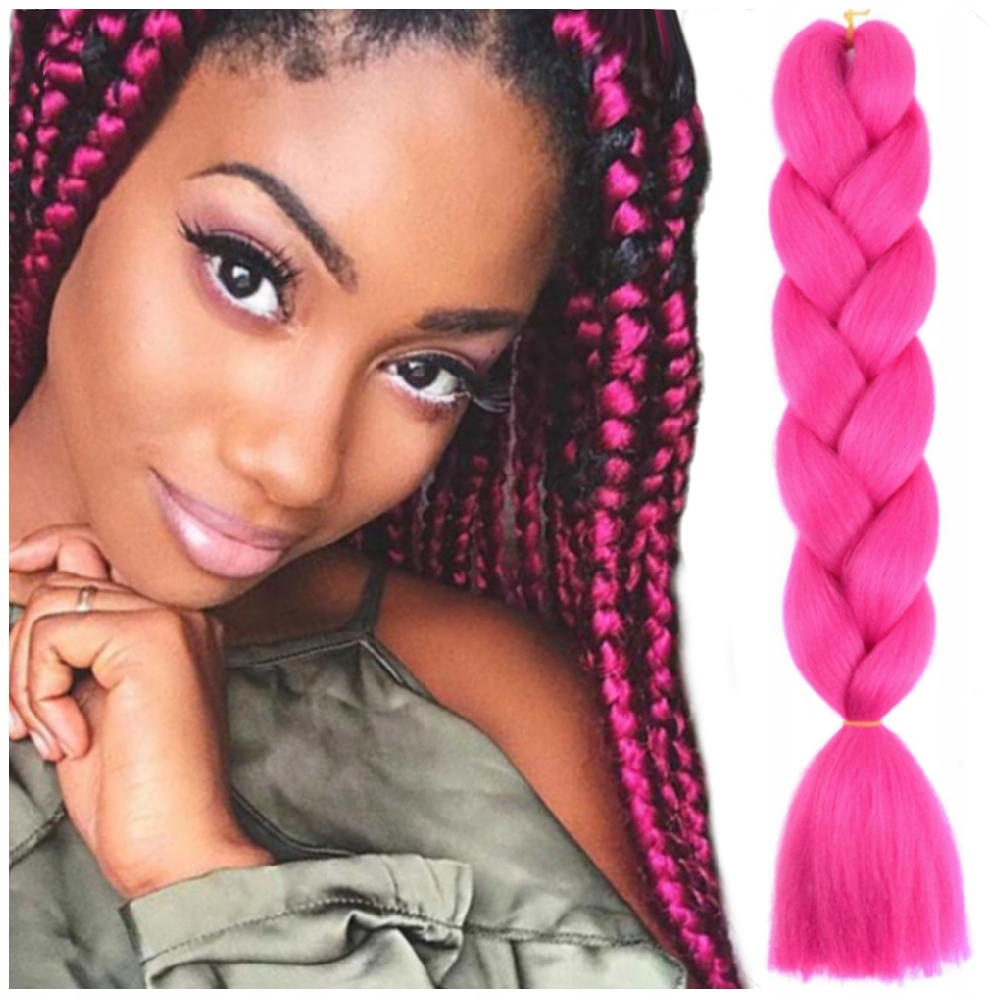 

Włosy syntetyczne do warkoczy A18 fuksja