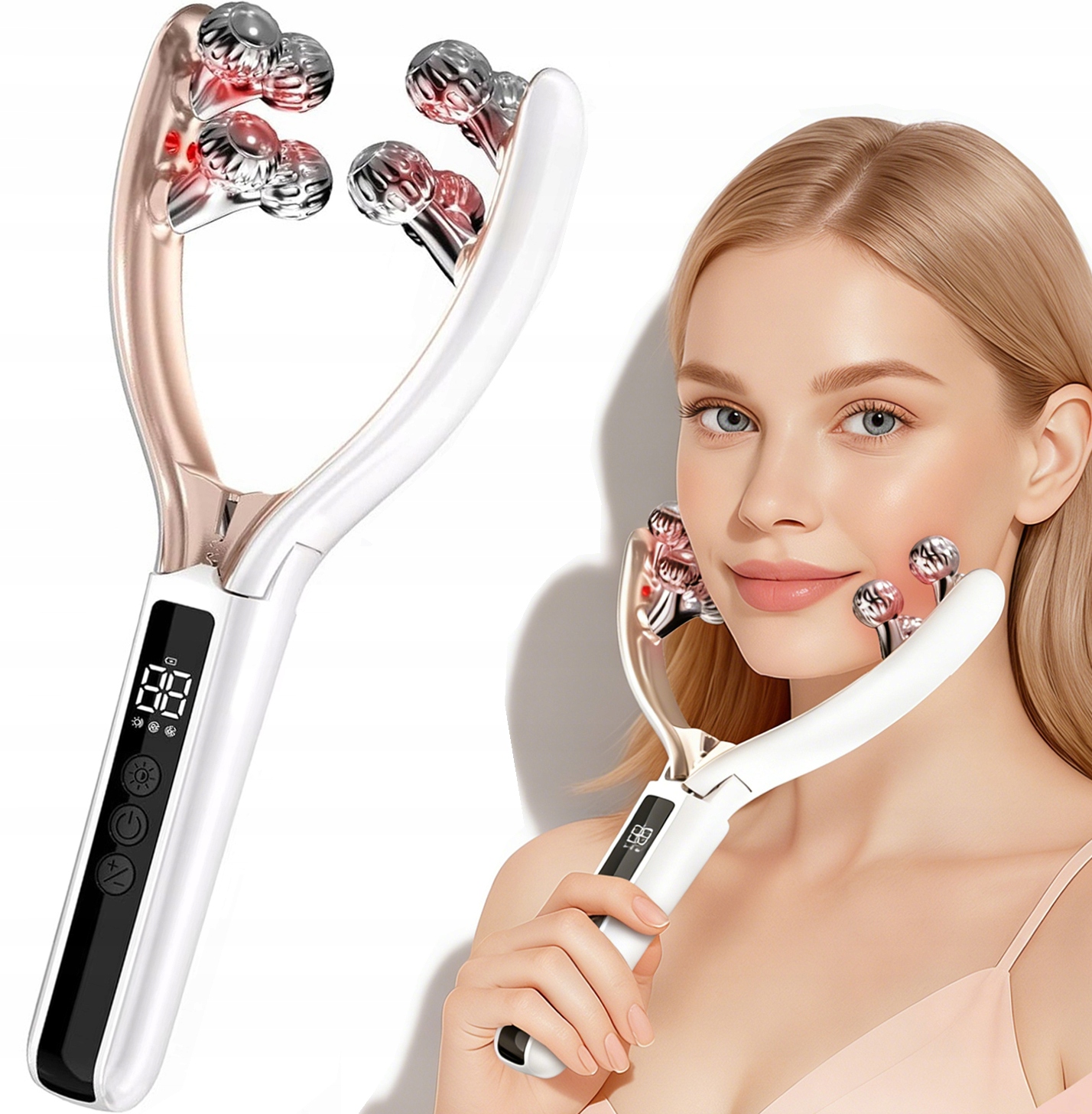 Masážní Přístroj Roller 3D Lifting Ems Pro Led Péči O Pleť