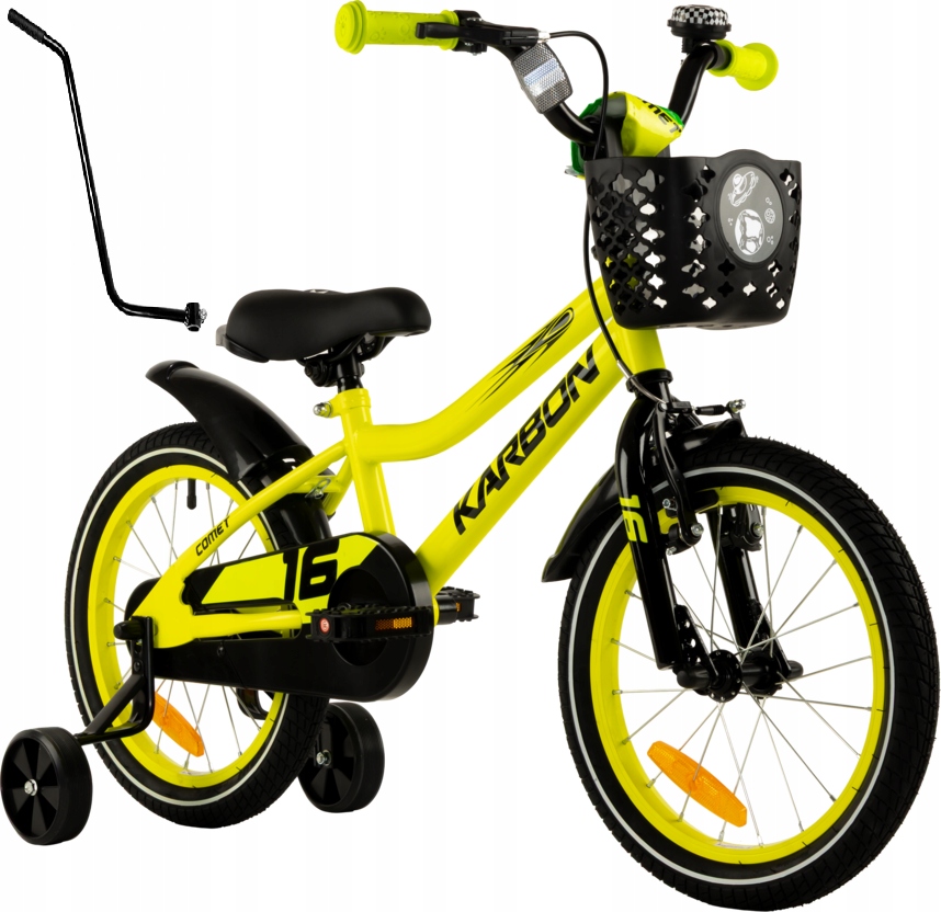 Rower dziecięcy 16 cali Dla Chłopca Karbon Comet Lekki Rowerek Prowadnik
