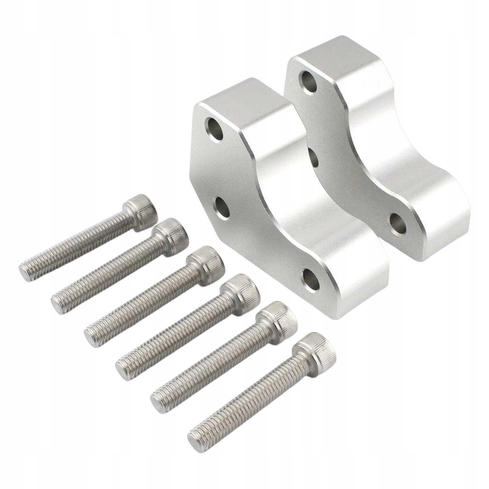 2Pcs Motorbike Handlebar Risers Set for Argent