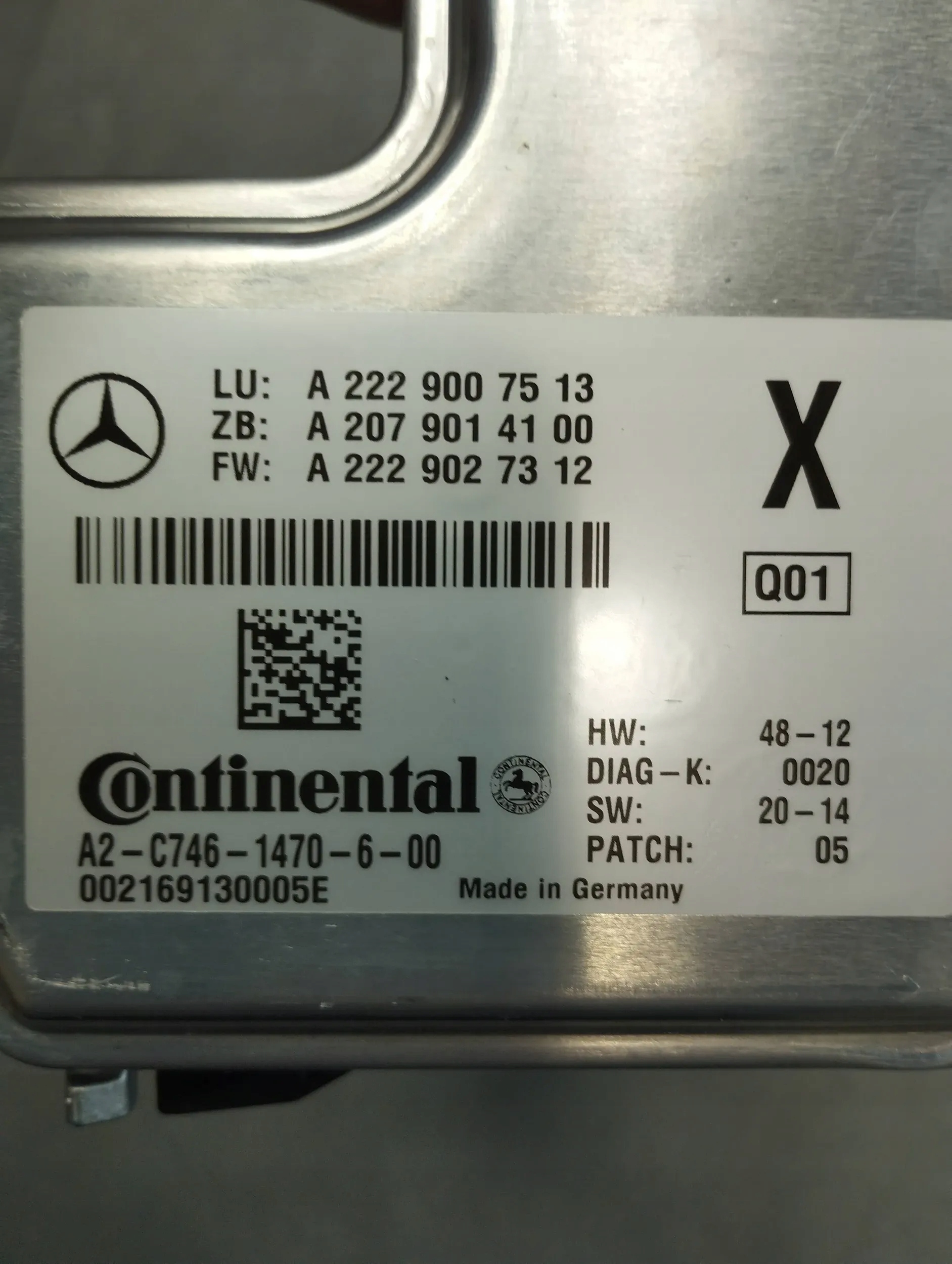 Mercedes-Benz GLC X253 KAMERA windows front A2229007513