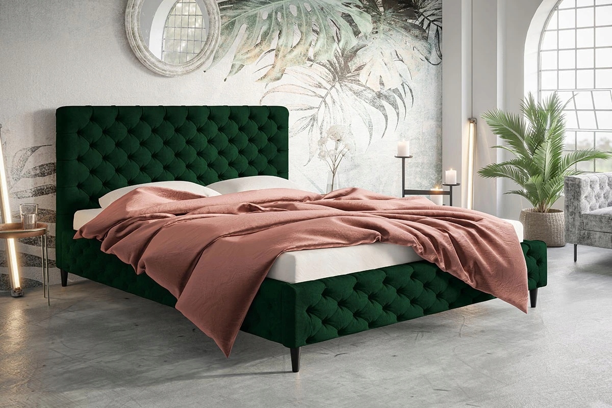 Łóżko tapicerowane Infinity 180x200 stelaż Rozmiar 160x200