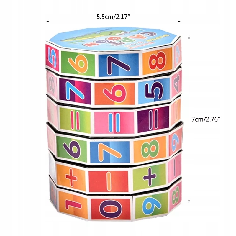 WALEC MATEMATYCZNY ZABAWKA DLA DZIECI MAUKA MATEMATYKI MATMY MONTESSORI GRA Wiek dziecka 3 lata +