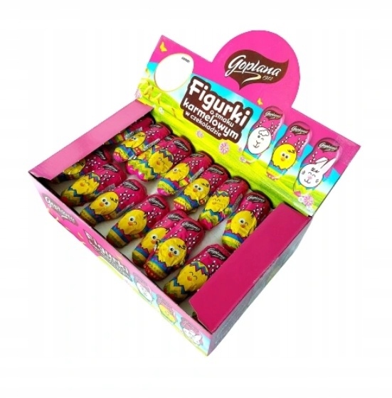 Levně 80 x 30 g Goplana kuřecí velikonoční figurka z čokolády Karton