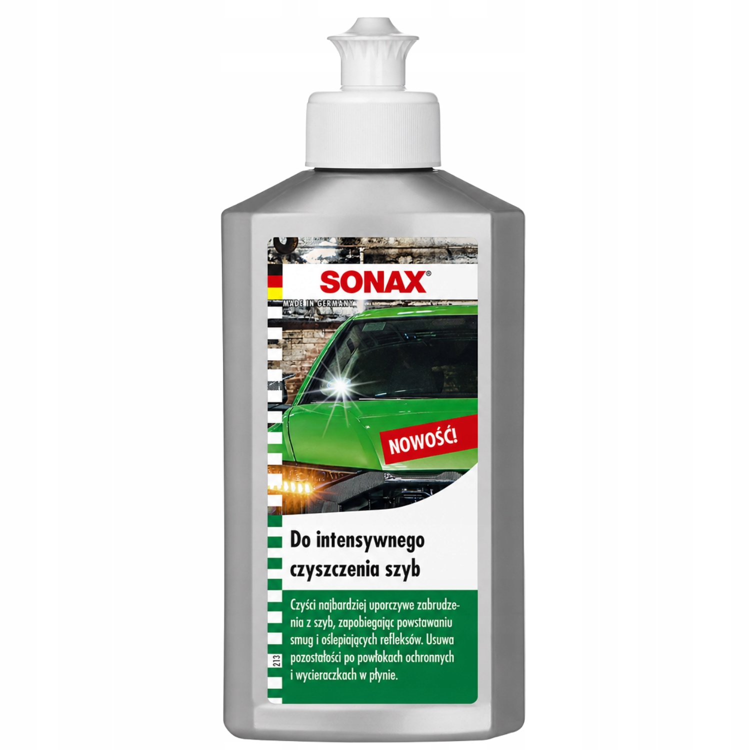 Politura do polerowania szyb usuwa osady Sonax Glass Polish Intensive 250ml