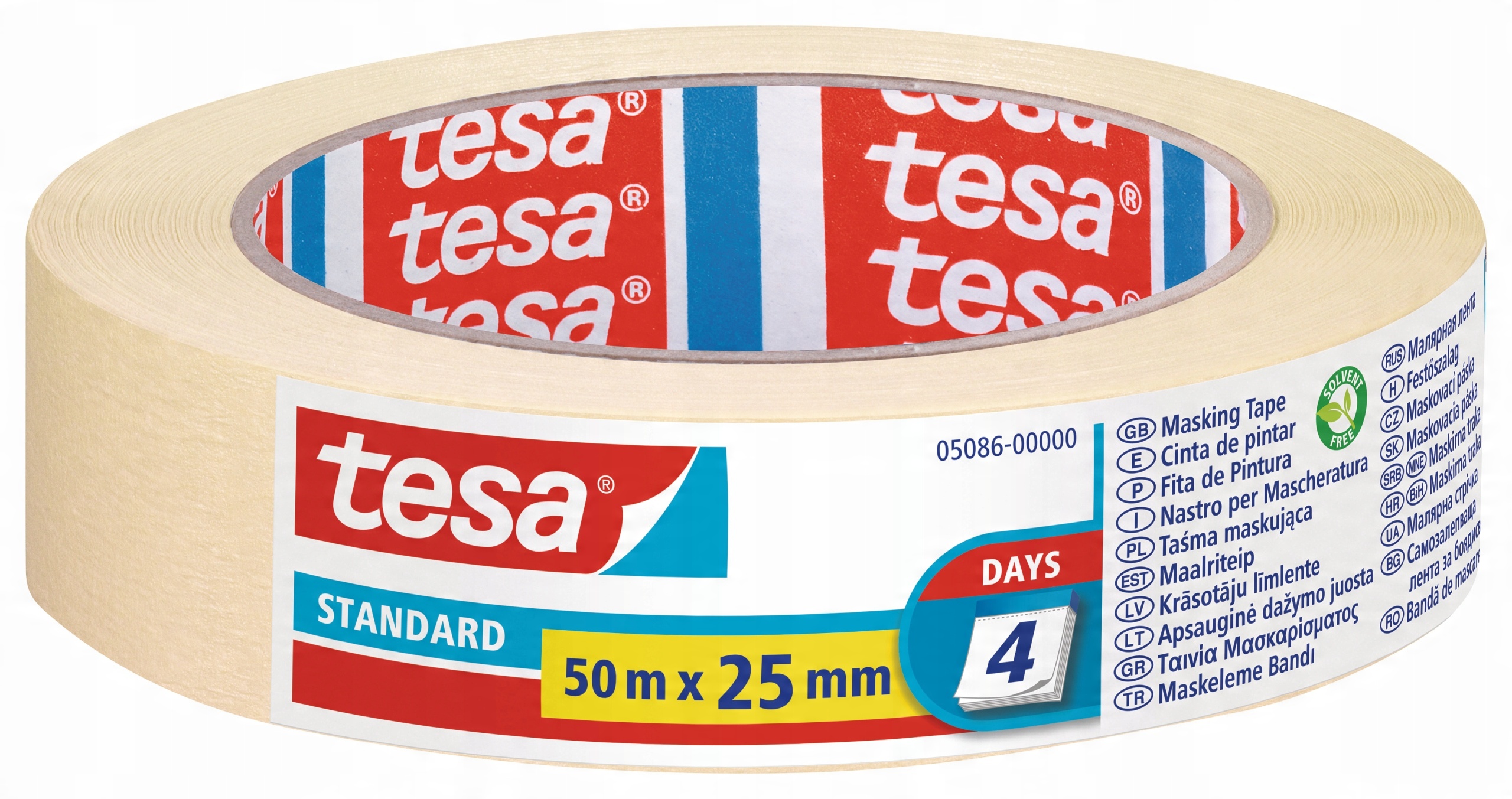 

Taśma maskująca malarska tesa standard 50m x 25mm
