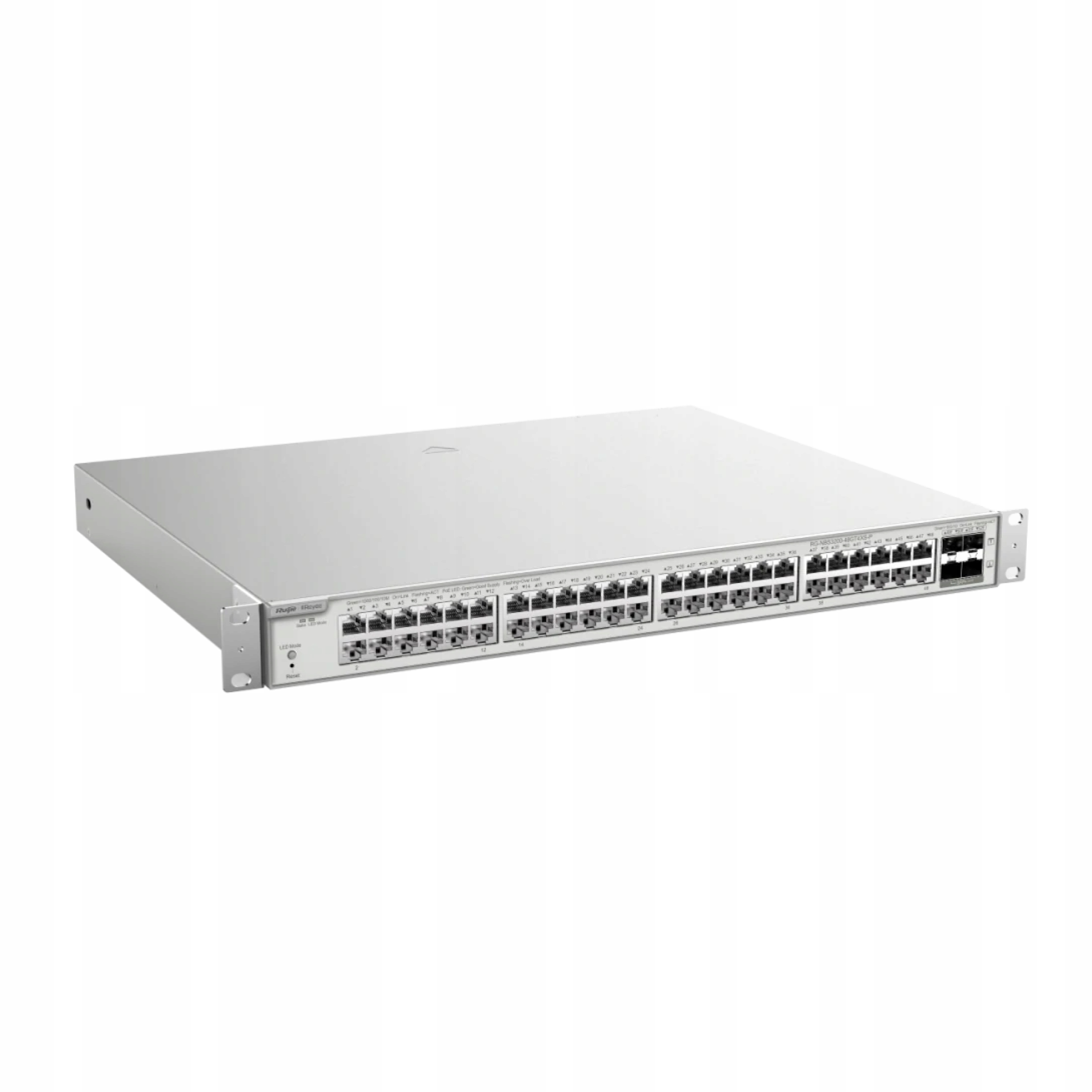 Reyee RG-NBS3200-48GT4XS-P-SWITCH Spravovatelný, 52-PORTOVÝ, Rack, Poe, 370 W