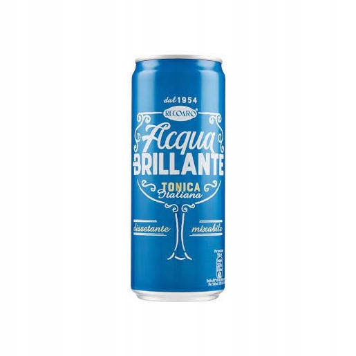 Levně Recoaro Acqua Brillante Tonica Italiana 330ml x 24 ks