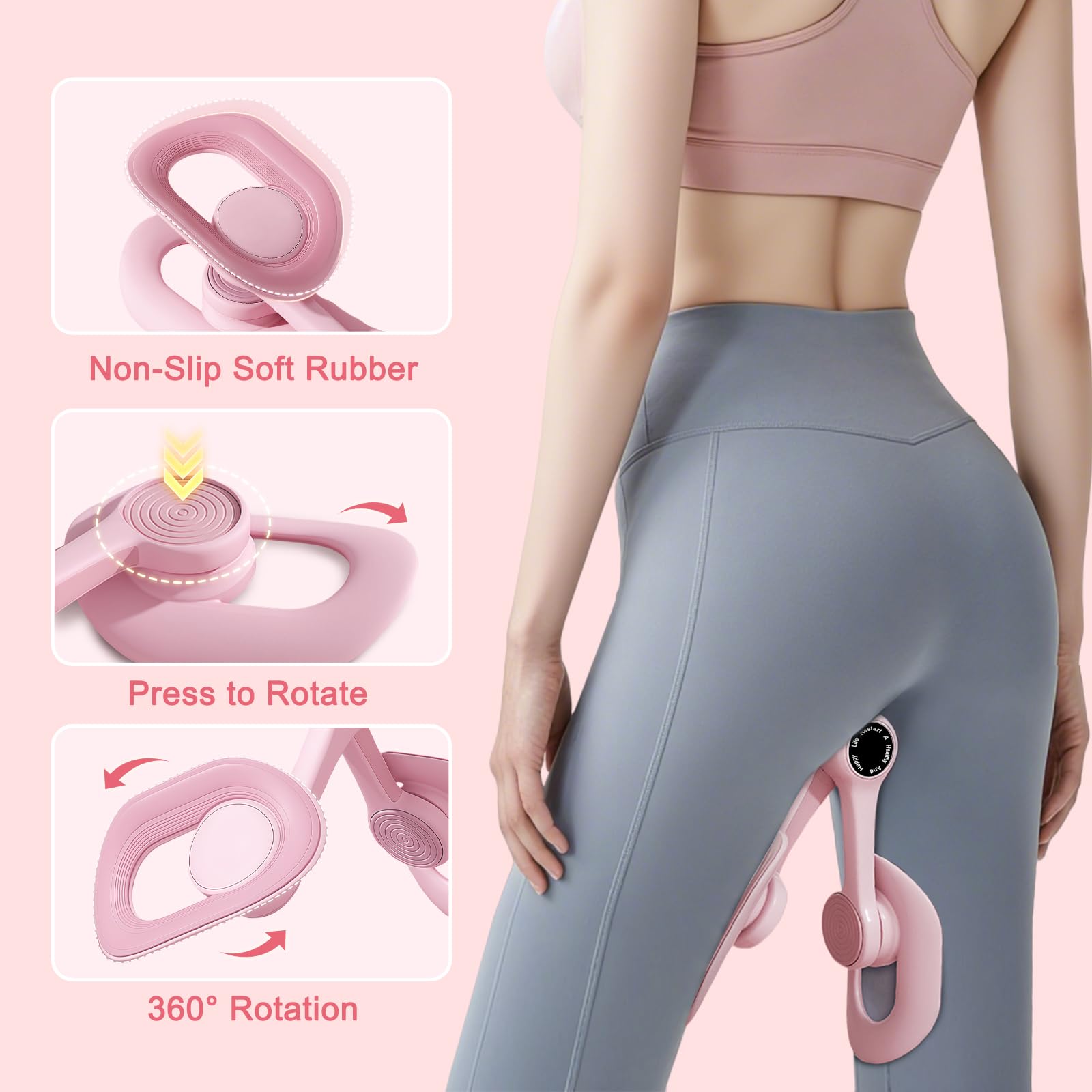 FLINTRONIC Trener Uda 360° Trener Mięśni Kegla Zestaw z Gumą Oporową — miniatura 3