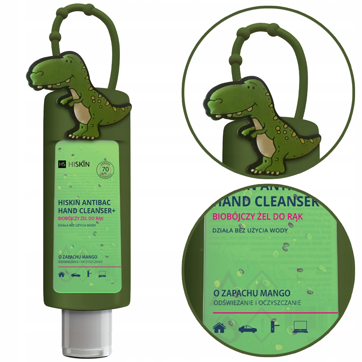 

Żel Płyn do dezynfekcji rąk zapachowy Dinozaur