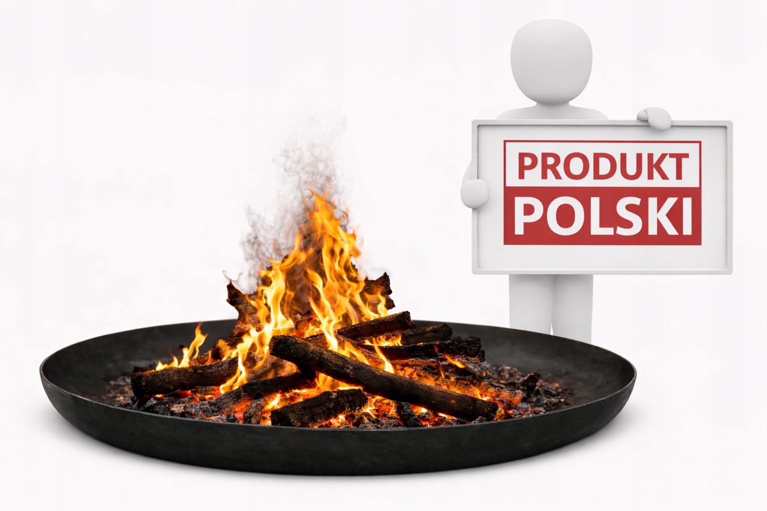 Palenisko Ogrodowe 60CM Misa Stalowa Dennica 2MM Ognisko Grill