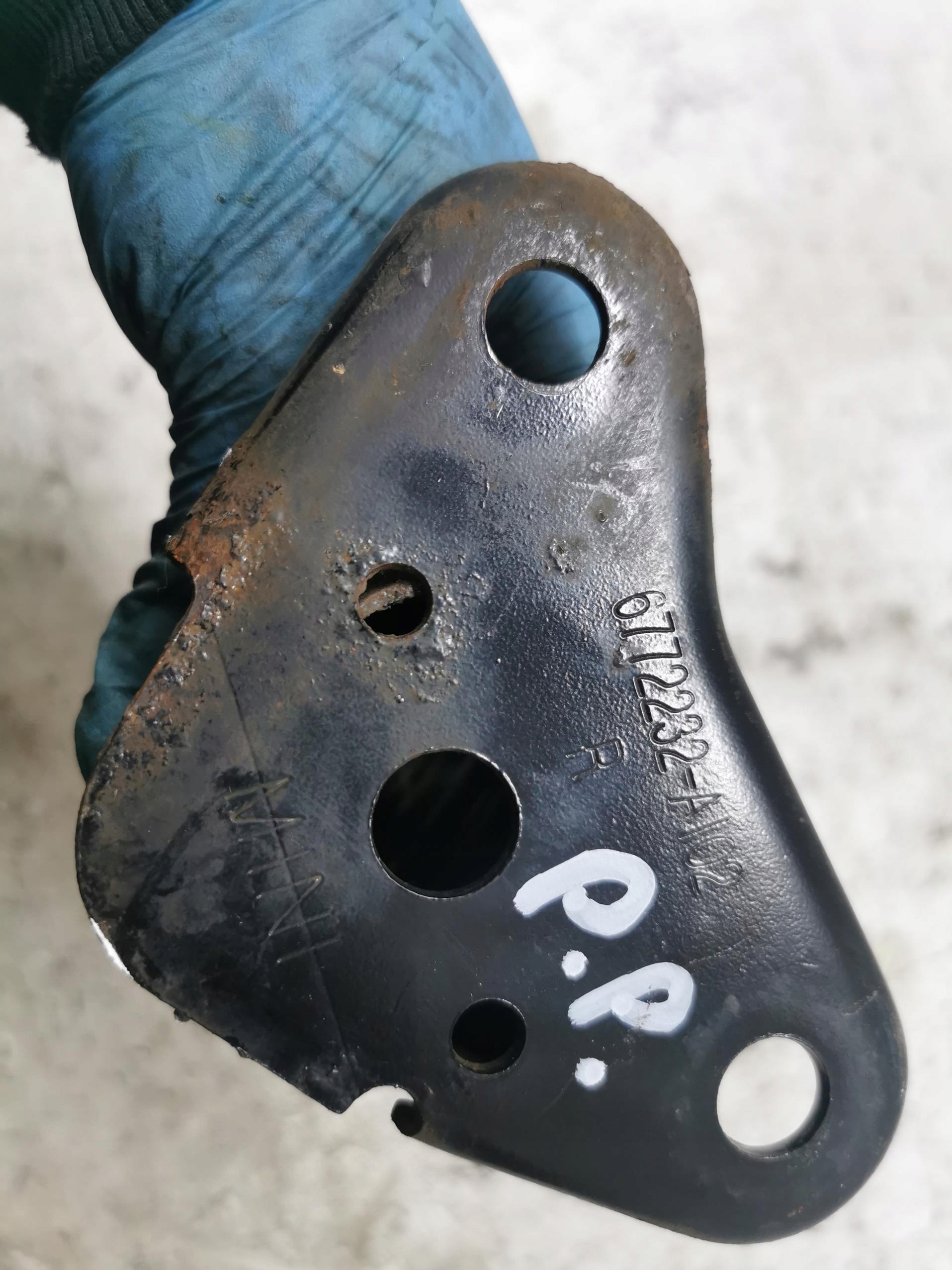 STREFA ZGNIOTU PRAWY PRZÓD MINI R55 R56 06-13 Strona zabudowy przód