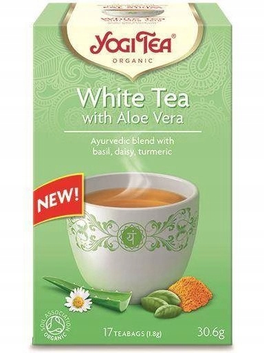 Levně Yogi Tea Čaj s aloe vera (bílý čaj s aloe vera) Bio
