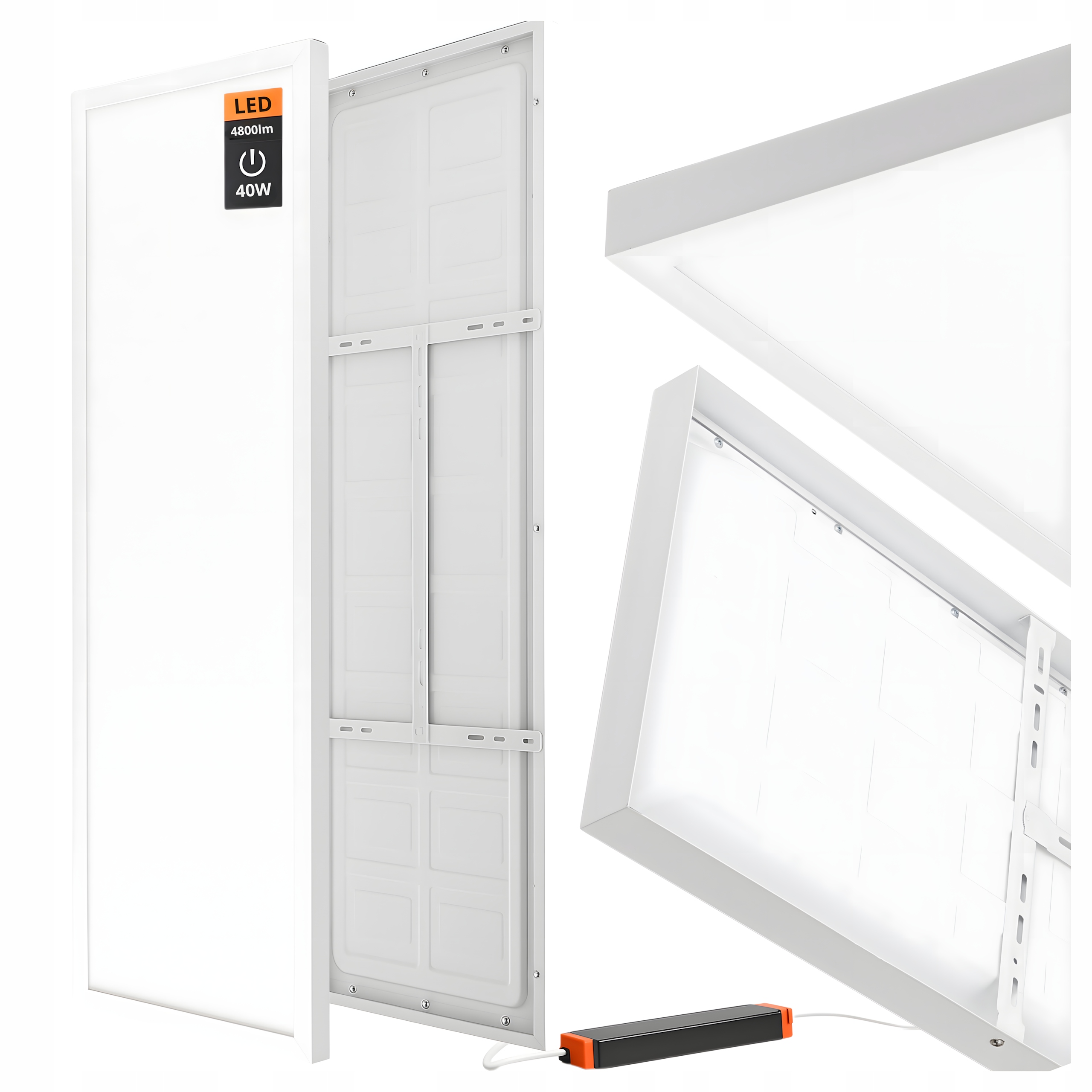 Led Stropní svítidlo pro Stropní Svítidlo nástěnný 30x120 cm 40W Premium Strong White