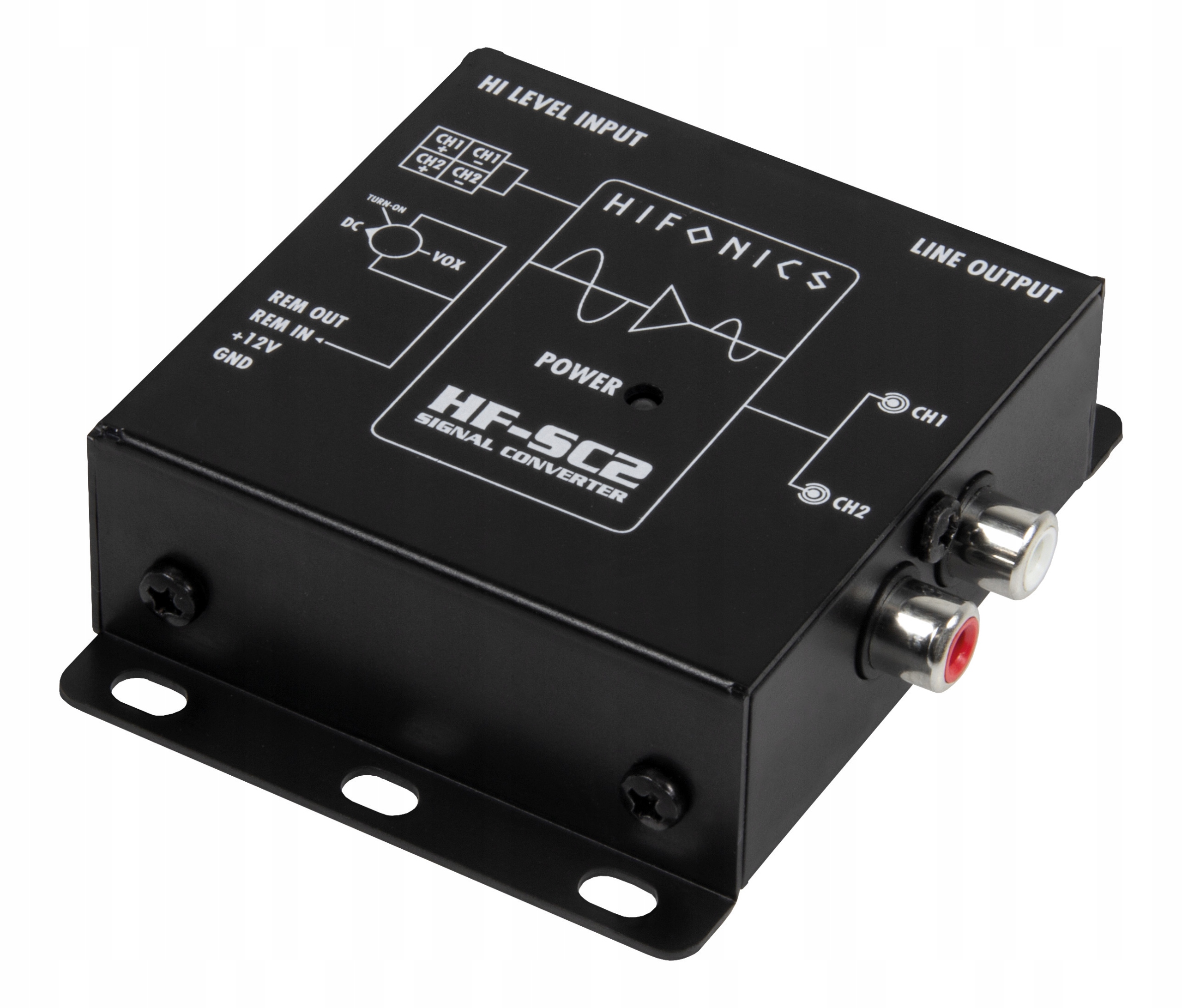 Konwenter Rca Dwukanałowy Hifonics HF-SC2 Auto Turn-on Remote Out Jakość Sq