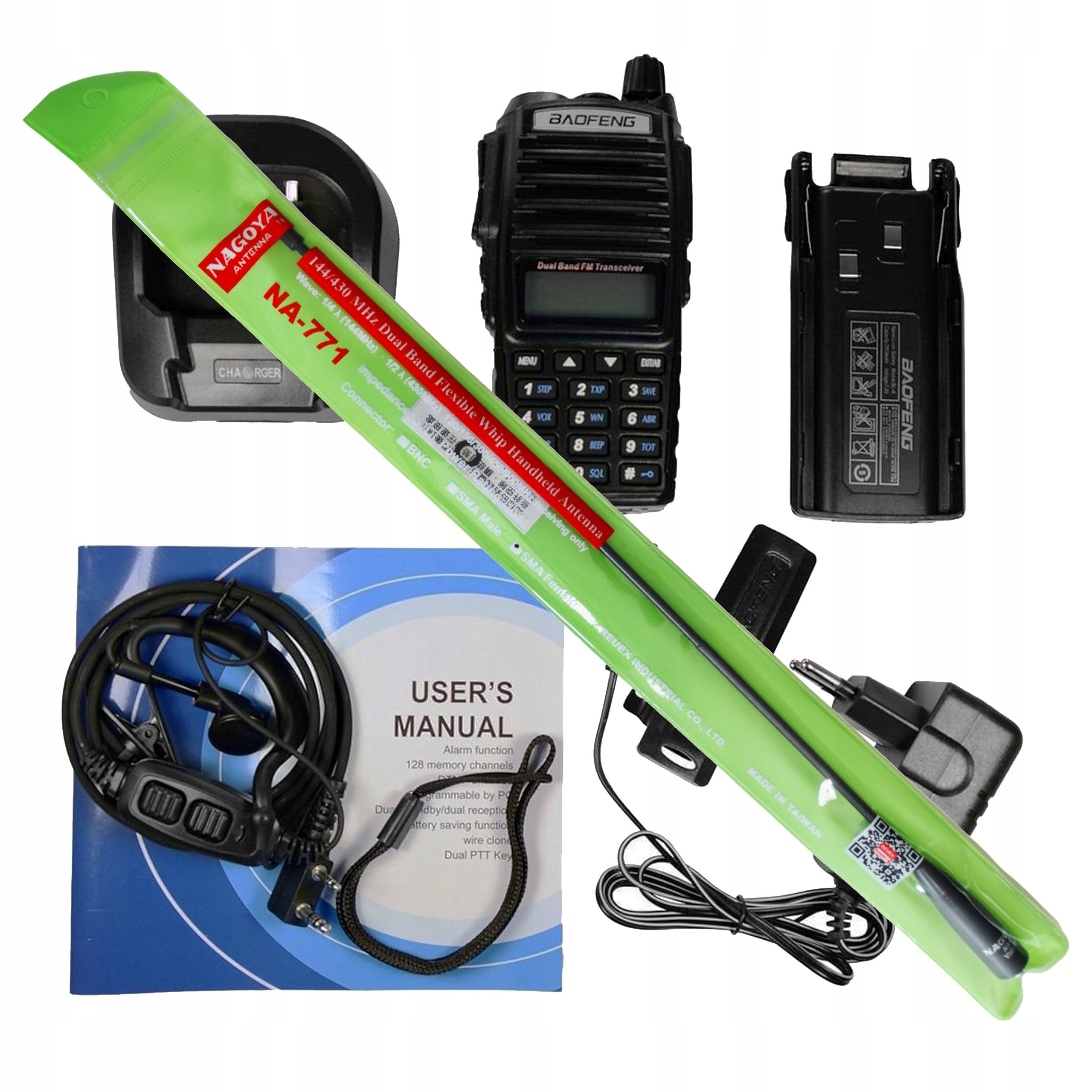 Baofeng UV-82 5W Nagoya NA-771 Sma-f