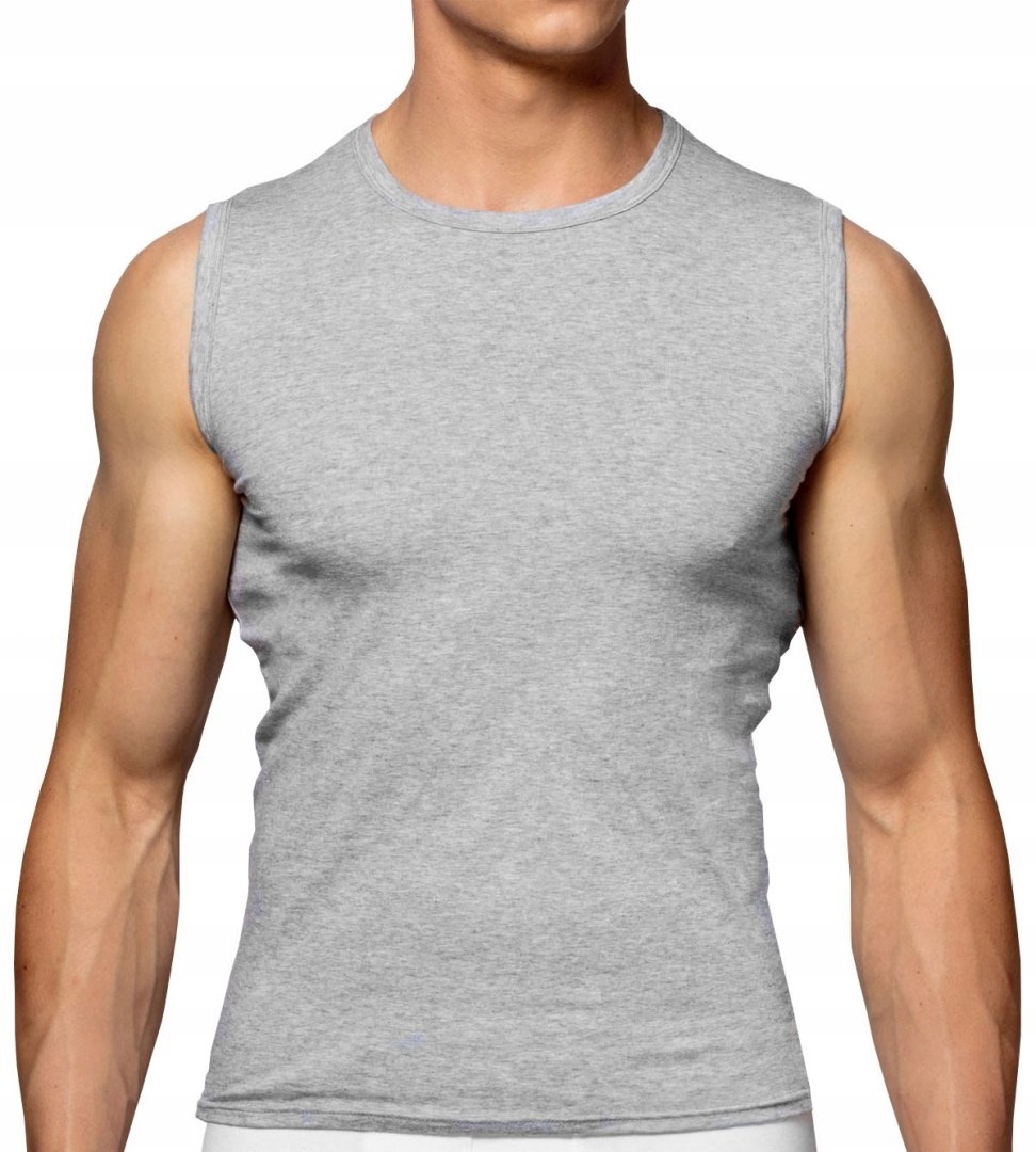 

Atlantic Podkoszulek Męski BMV047 Szary Melanż M