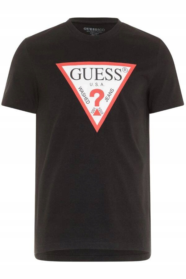 Pánské Tričko Guess M2YI71 I3Z14 Černé M