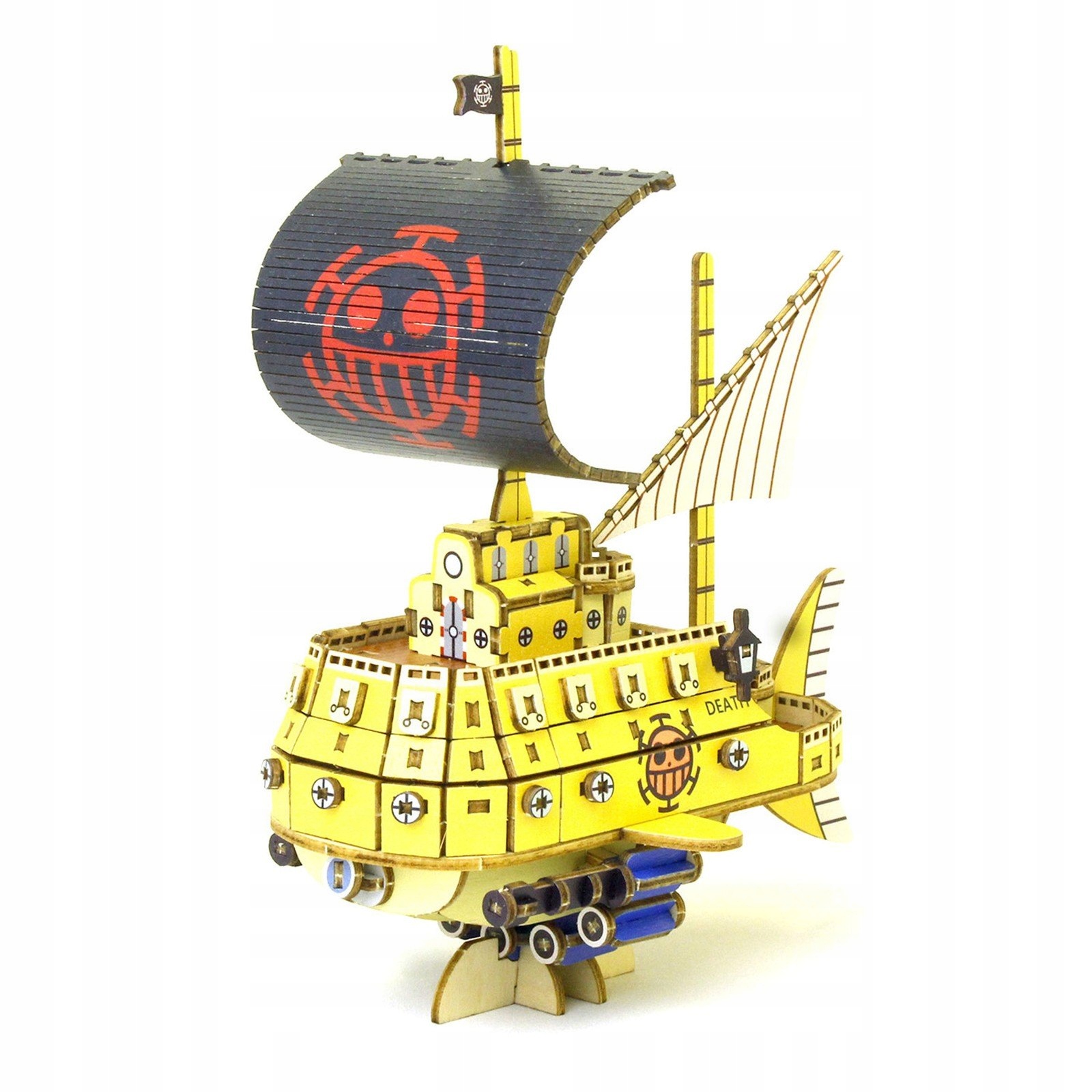 One Piece Law's Submarine Sada dřevěných modelů 13,2x8,5x16 cm