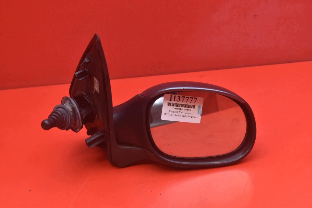 mirror right grey manually EU 96437171XT PEUGEOT 206+ plus 09-13