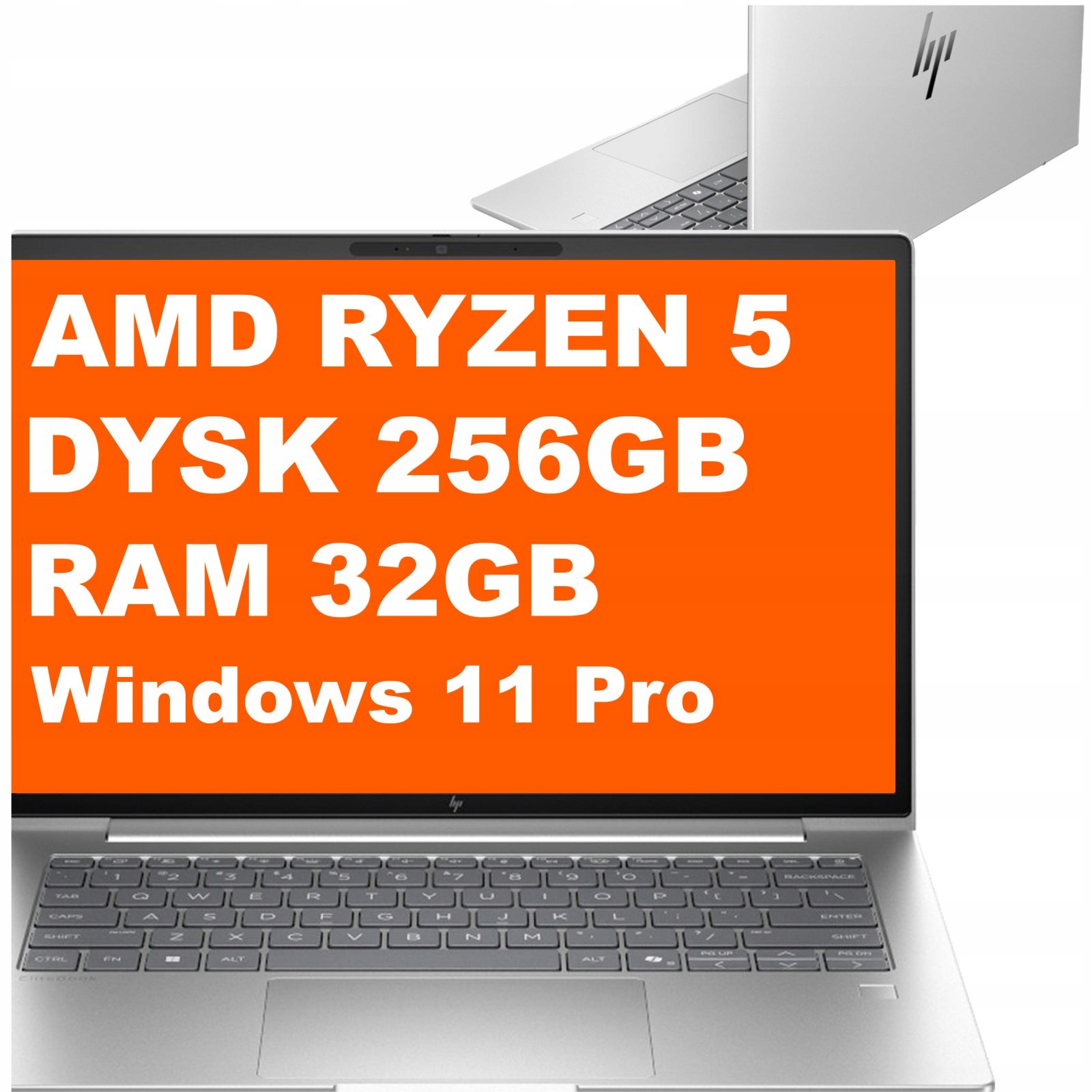 Notebook Hp EliteBook 6 G1a 14 Ryzen 5 32GB 256GB Radeon Wuxga Win 11 Pro
