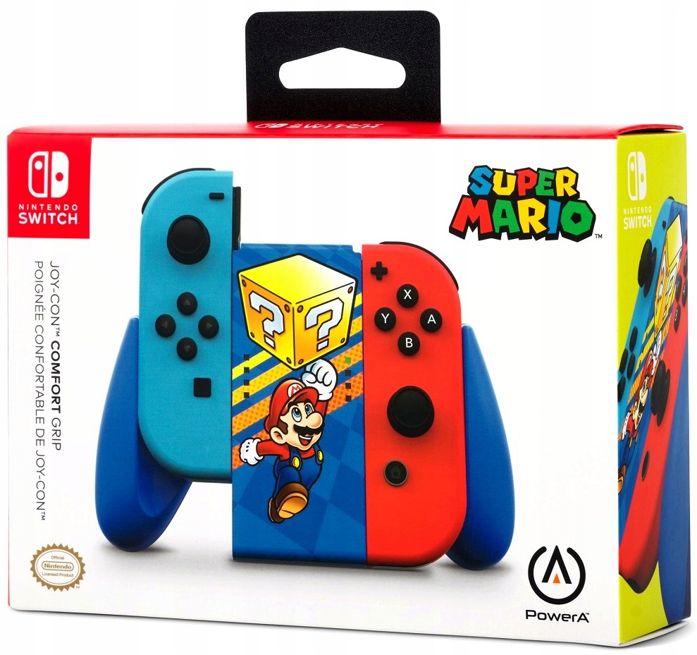 PowerA SWITCH Uchwyt JOY-CON Mystery Block Mario
