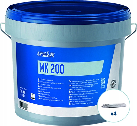 Uzin Mk 200 4x4kg Jednozložkové lepidlo Klobása