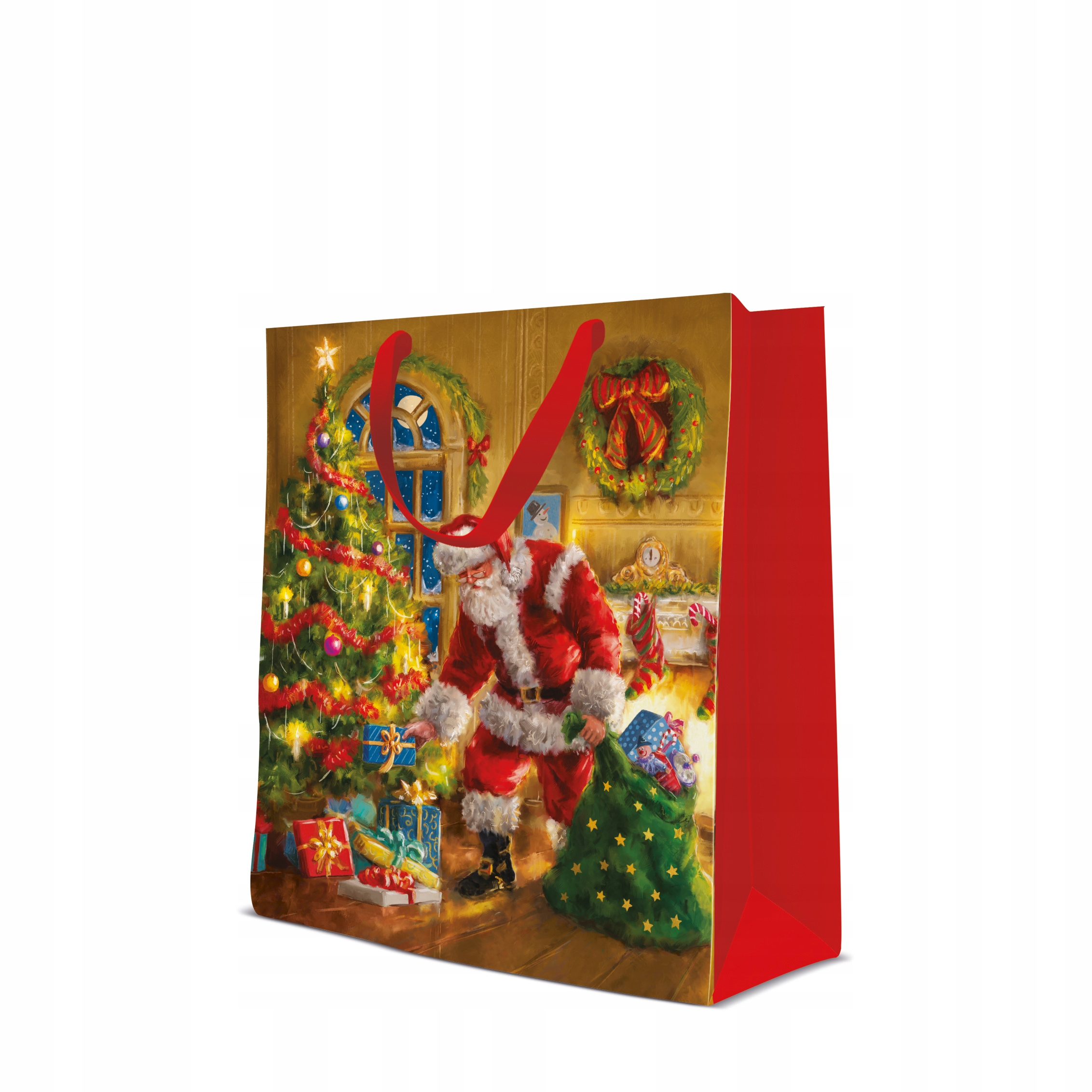 

Torba papier.26,5x13x33,5cm Santa is here/1sztuka