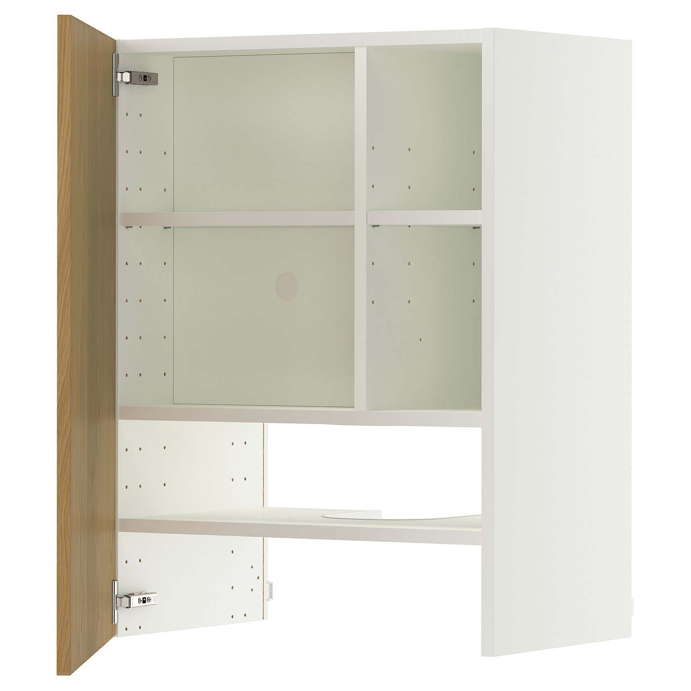Szafka okapowa 60x80 cm biała z półką Metod
