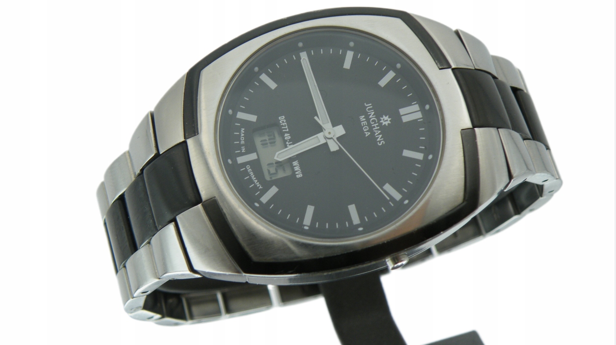 Junghans Cosmos Mega Radio Control w Stali na Bransolecie