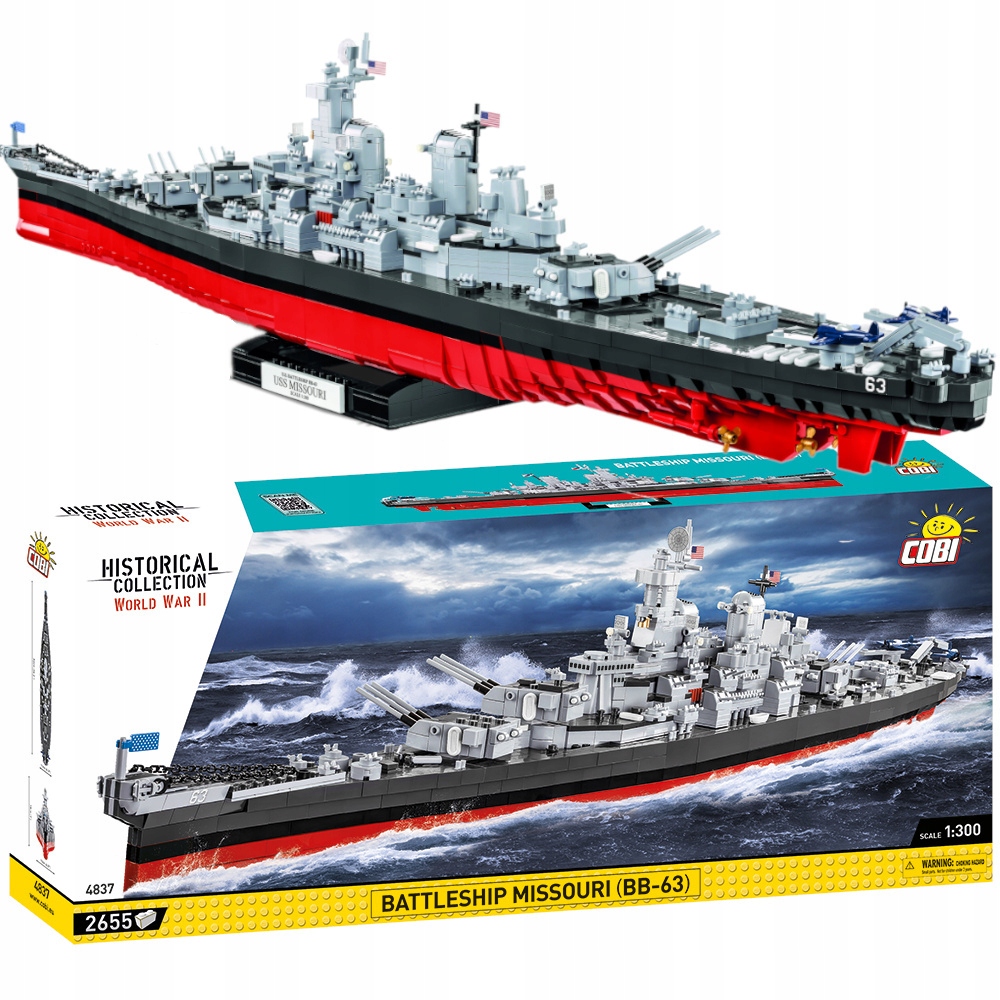 

Cobi 4837 Pancernik Missouri Battleship BB-63