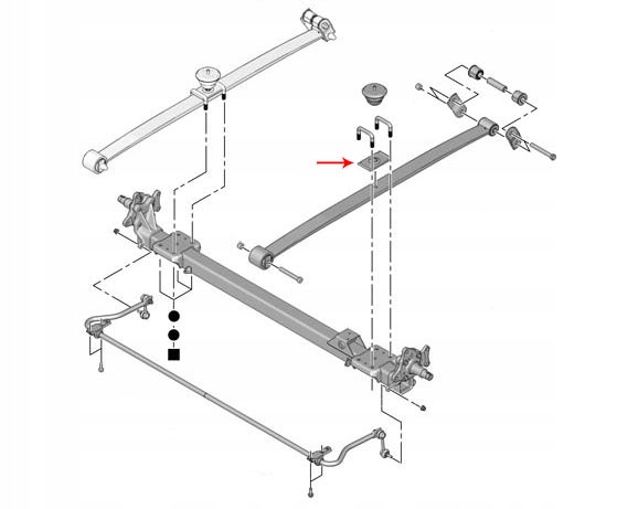 ZESTAW NAPRAWCZY RESORU JUMPER BOXER DUCATO 06- Producent części Tech-France